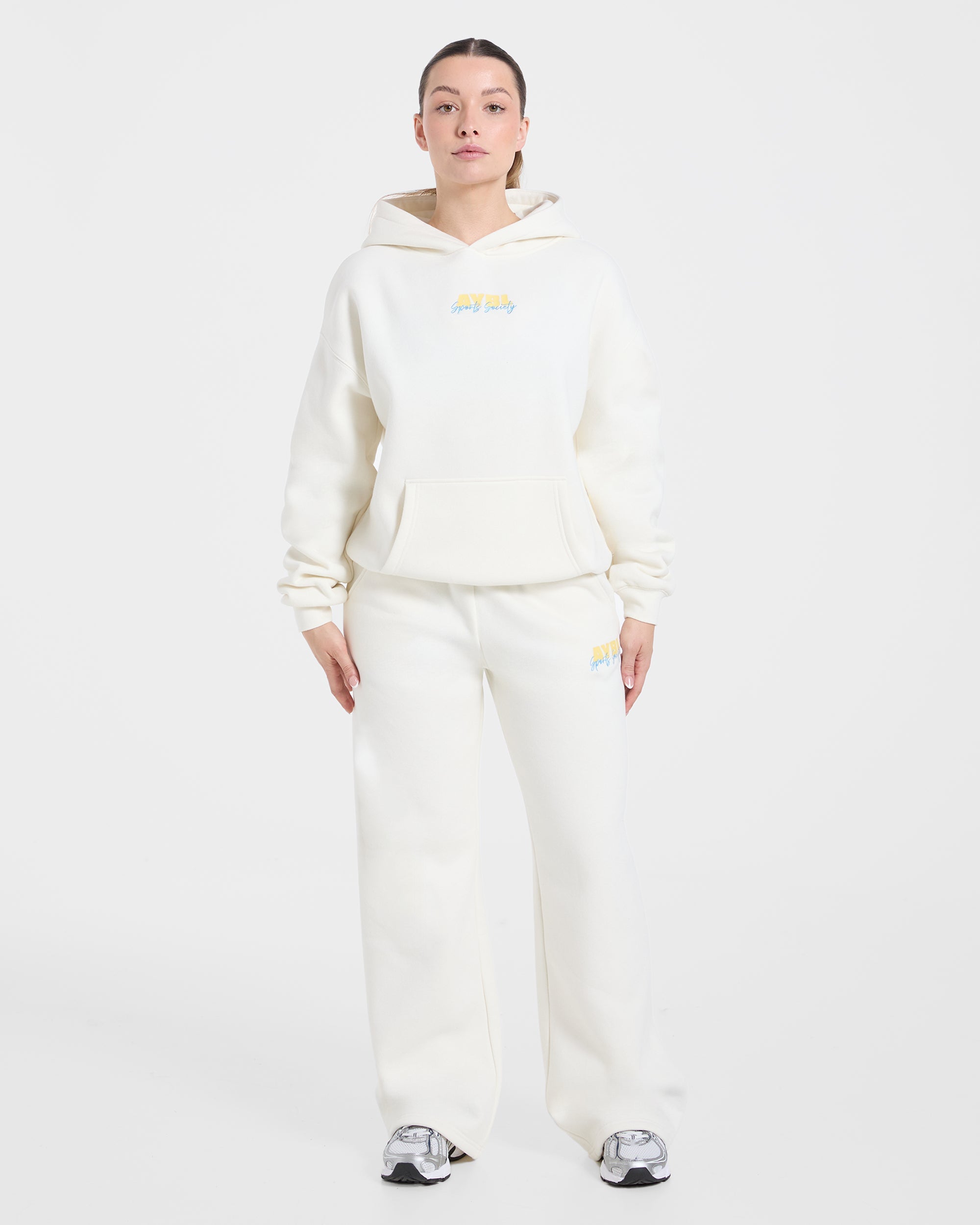 Sports Society Oversized Hoodie - Off White