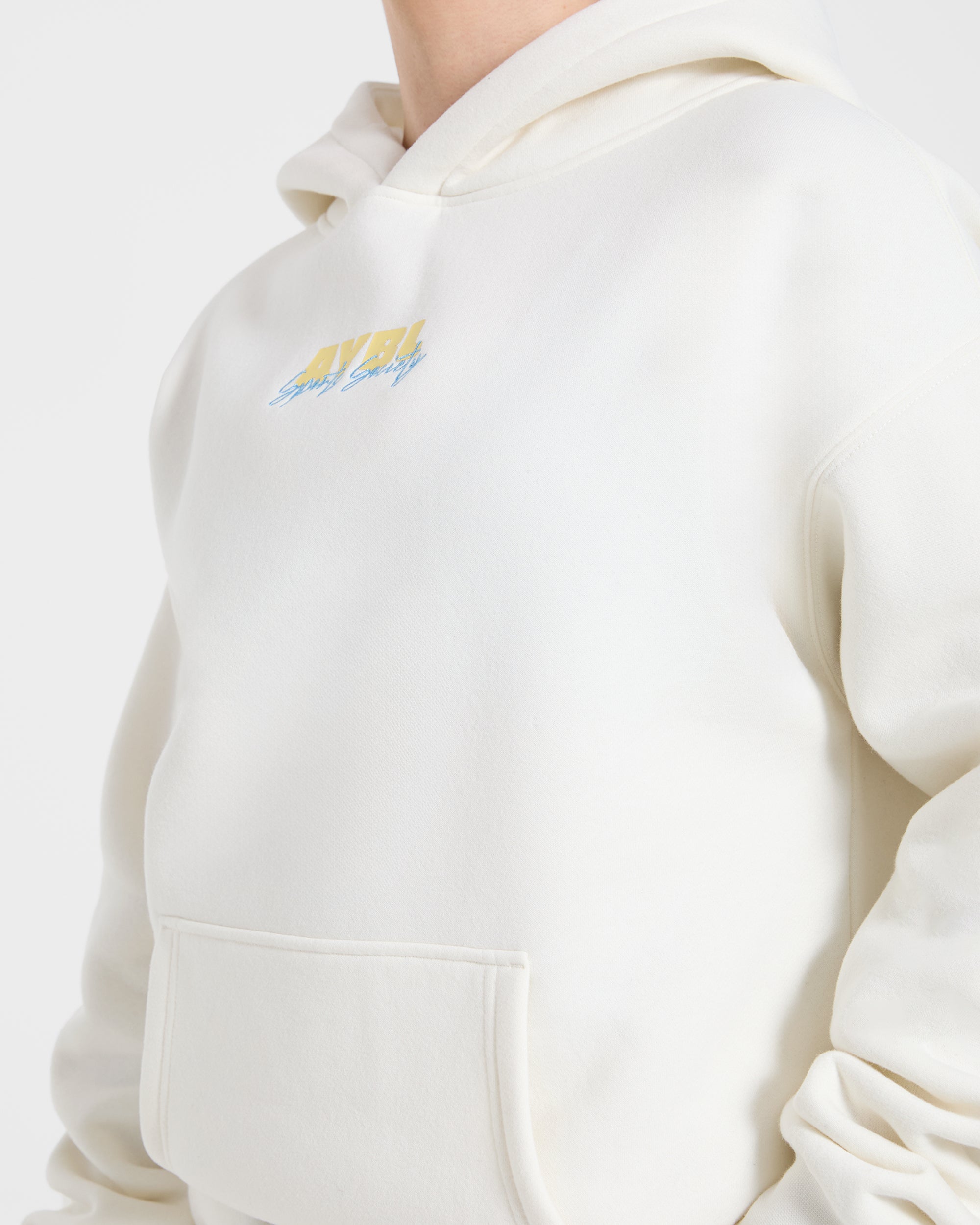 Sports Society Oversized Hoodie - Off White