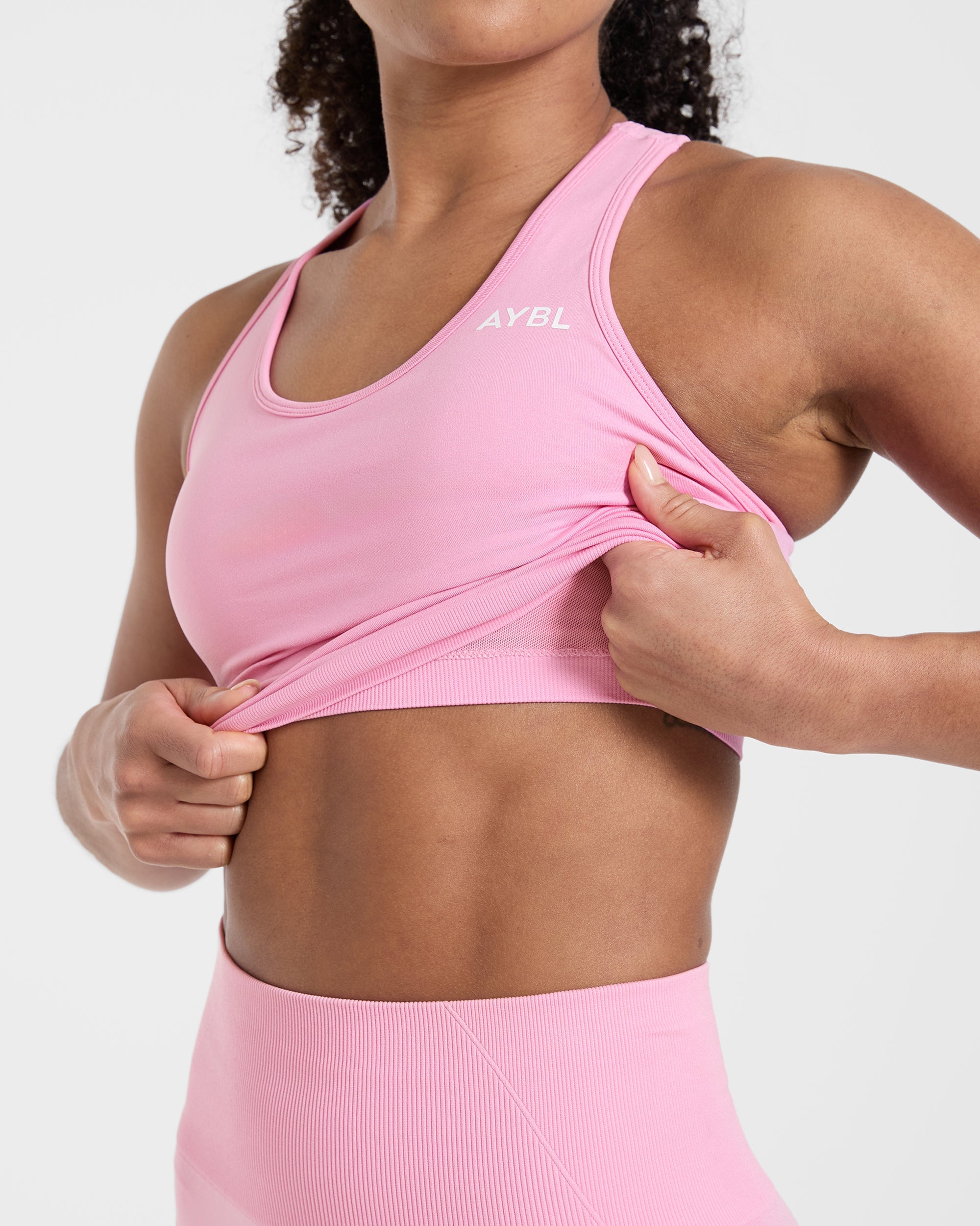 Empower Seamless Tank Top - Baby Pink