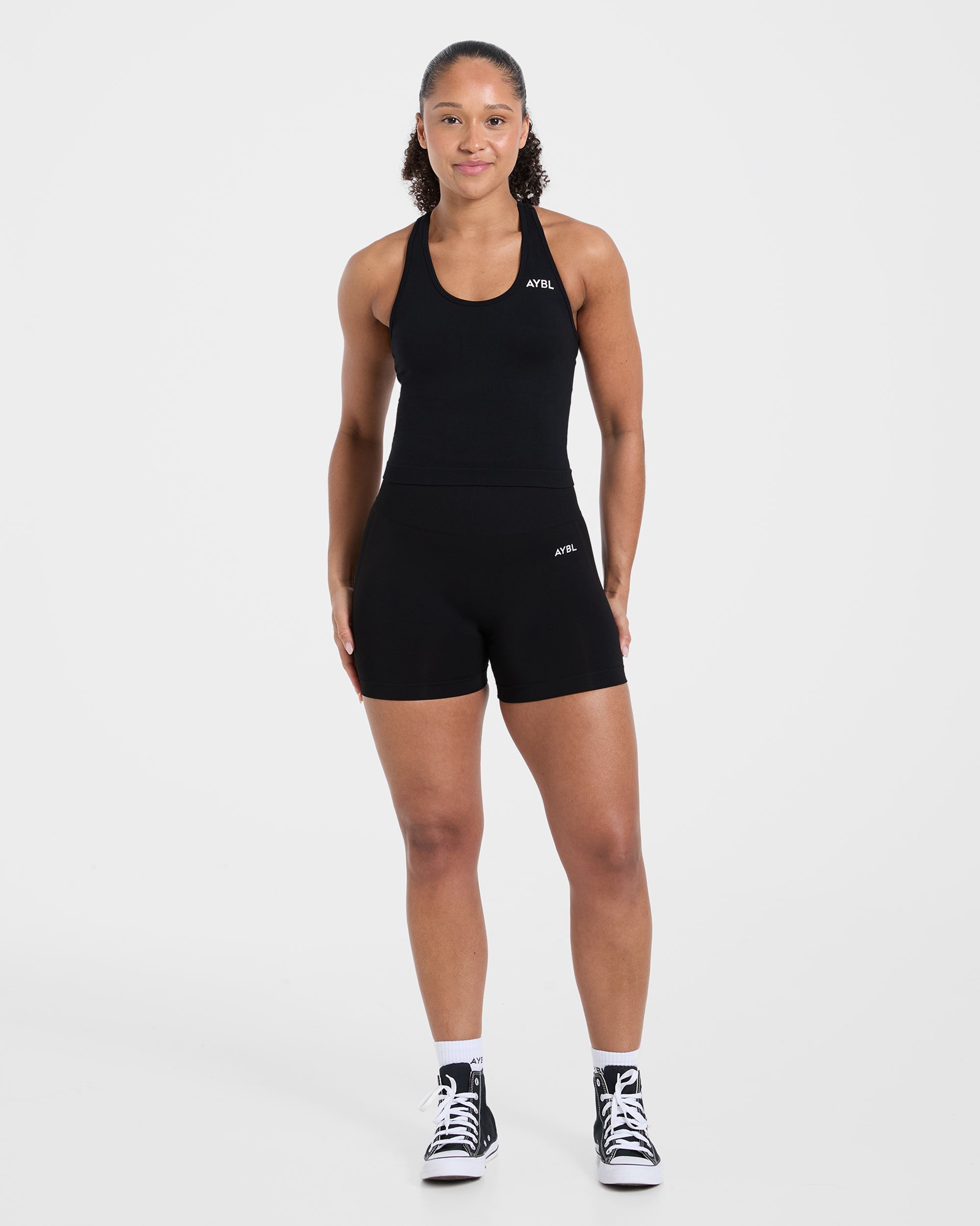 Empower Seamless Tank Top - Black