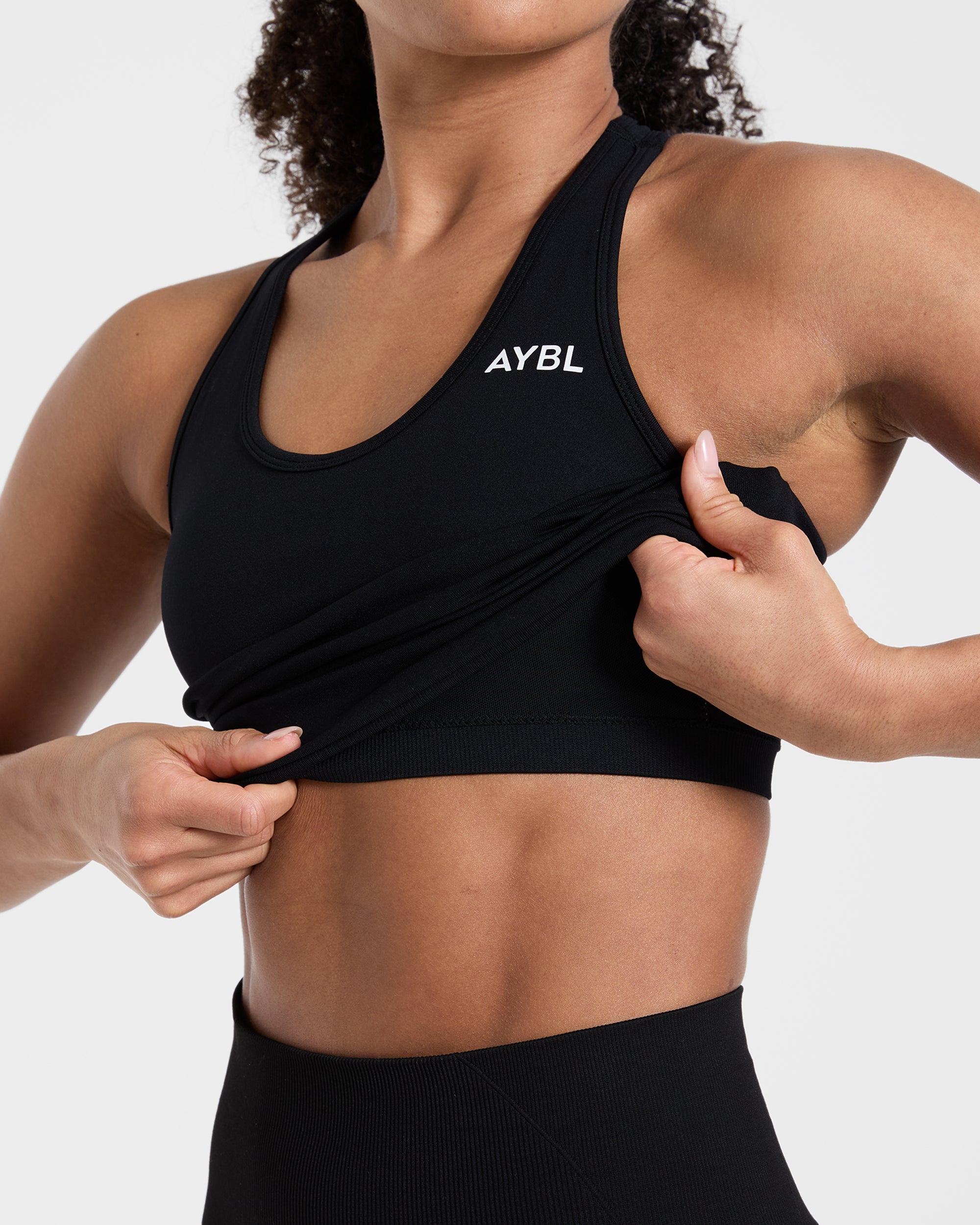 Empower Seamless Tank Top - Black