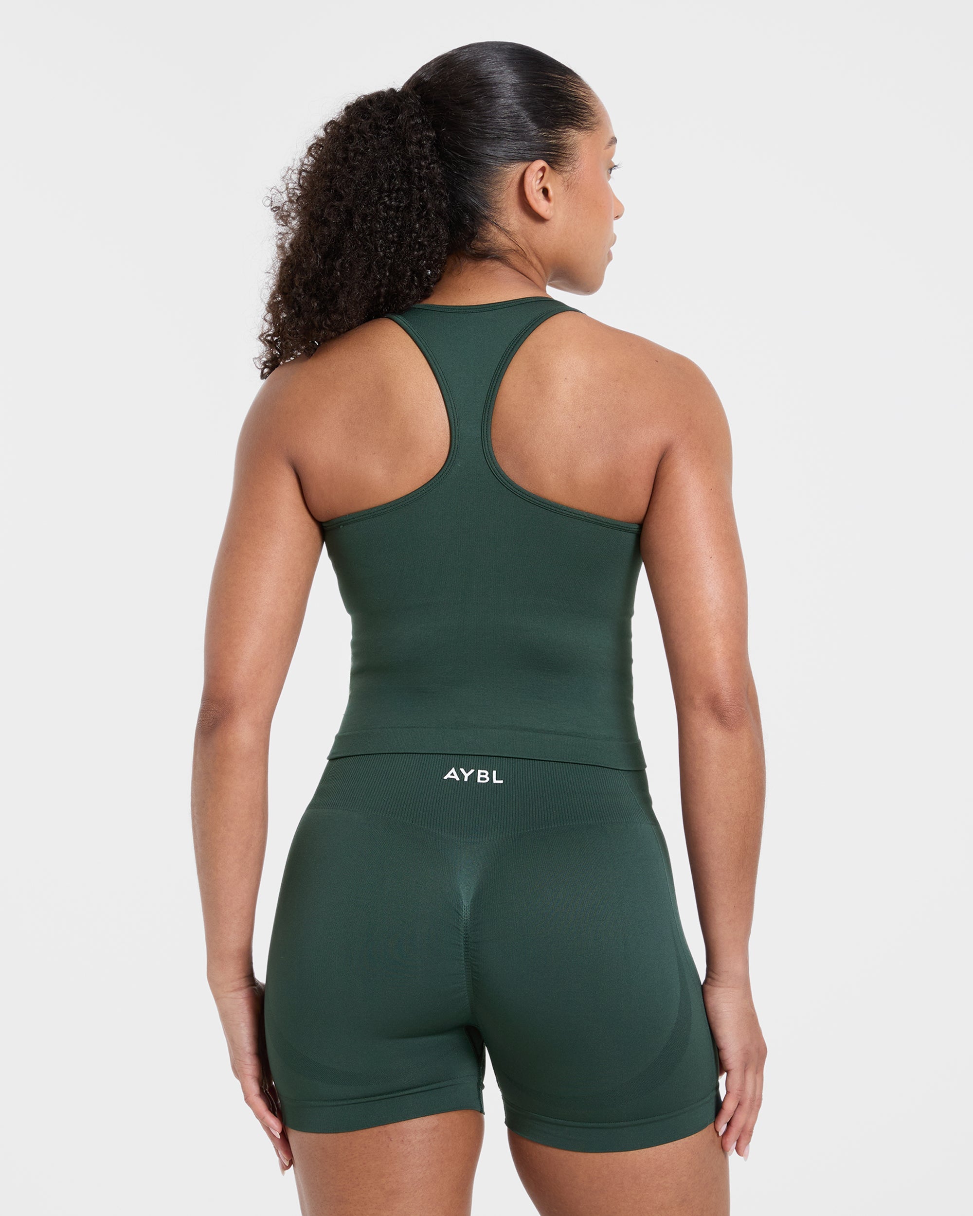 Empower Seamless Tank Top - Dark Green