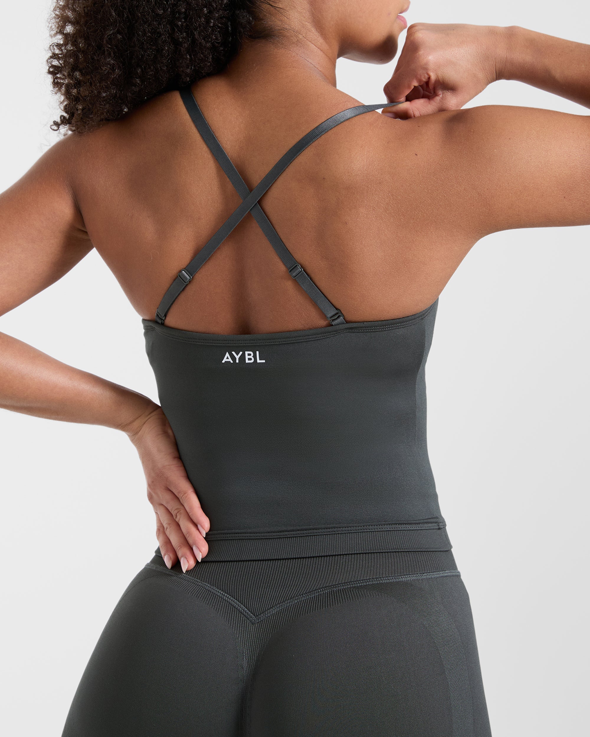Adapt Seamless Tank Top - Dark Charcoal