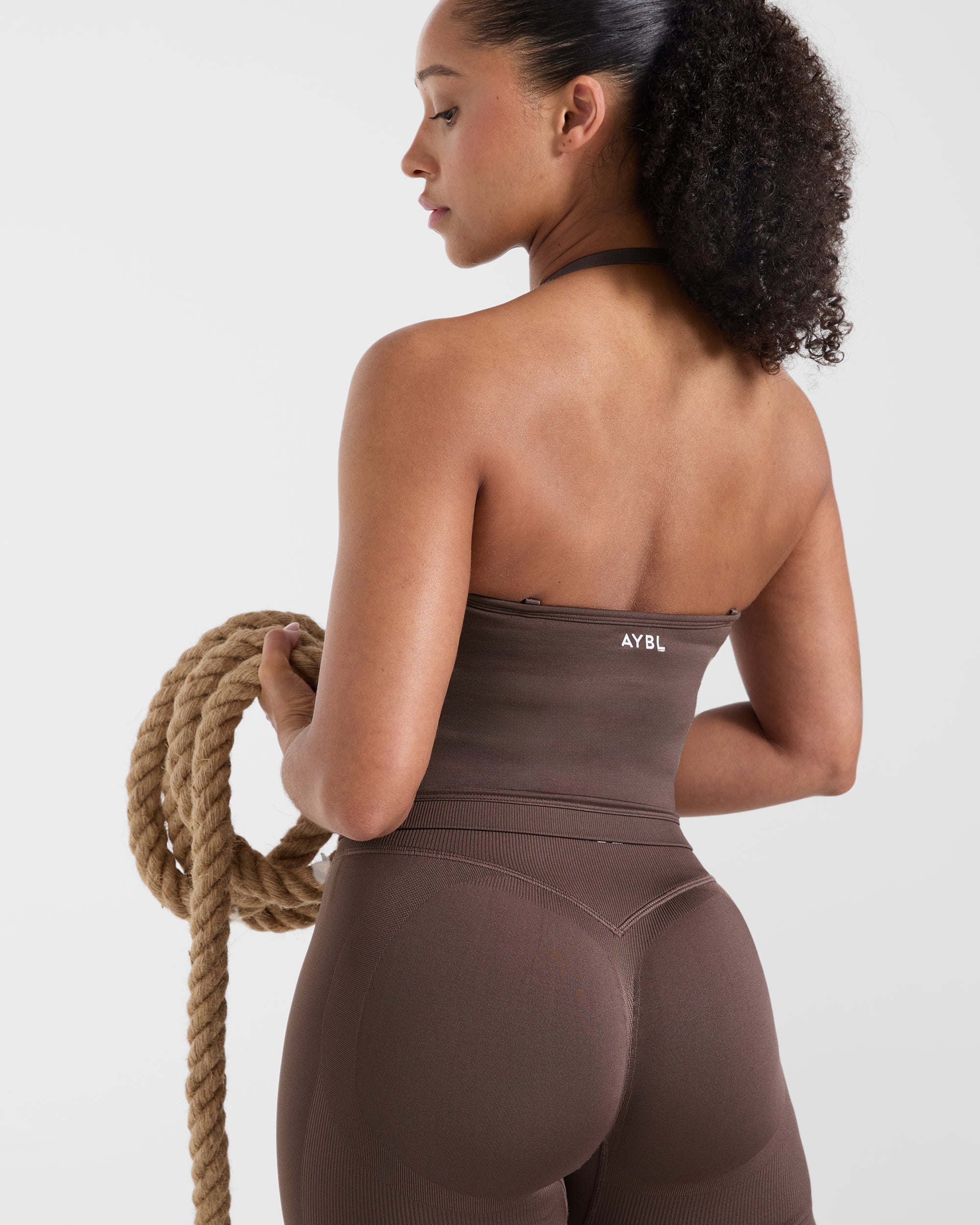 Adapt Seamless Tank Top - Brown
