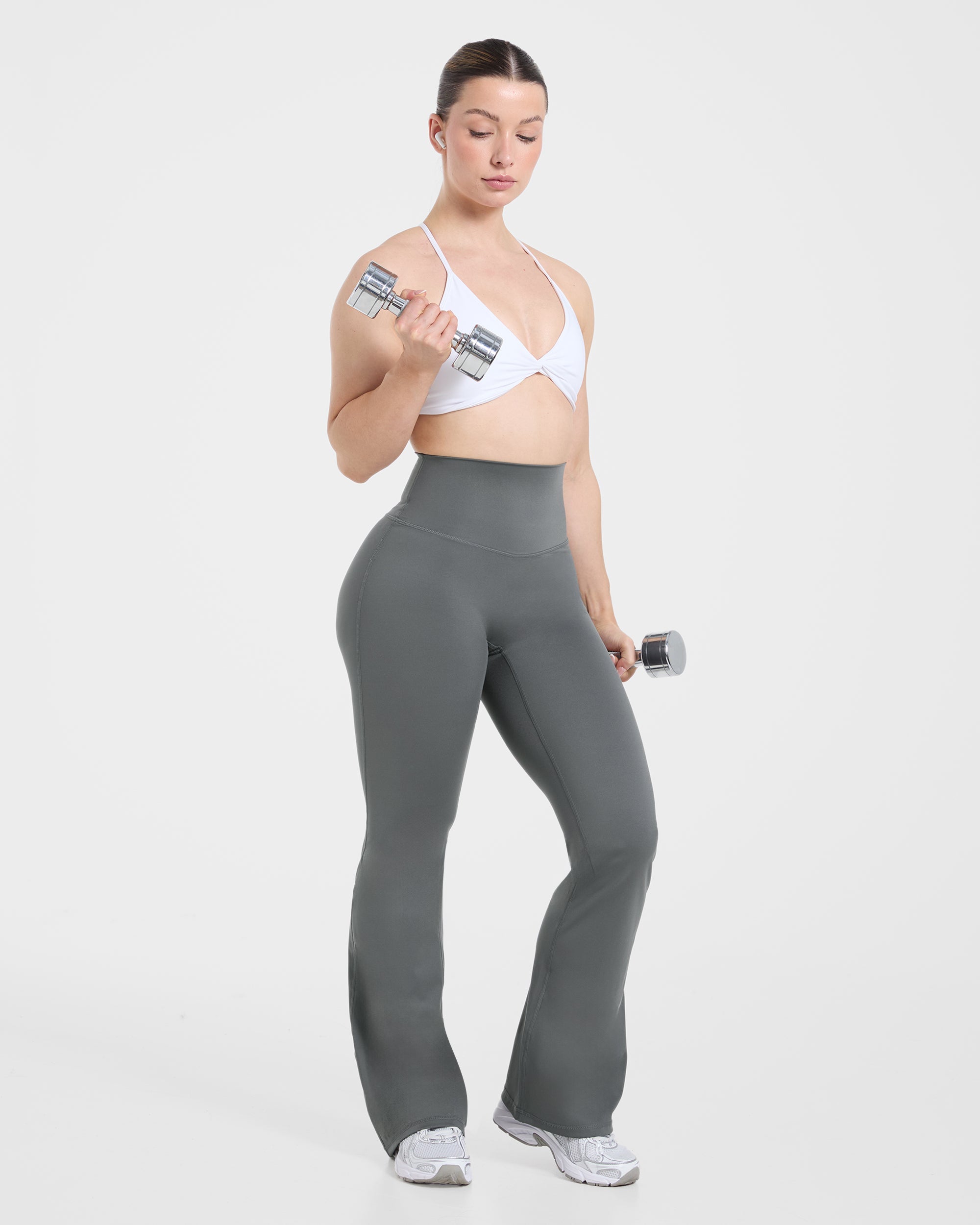 Sculpt Flared Leggings - Charcoal