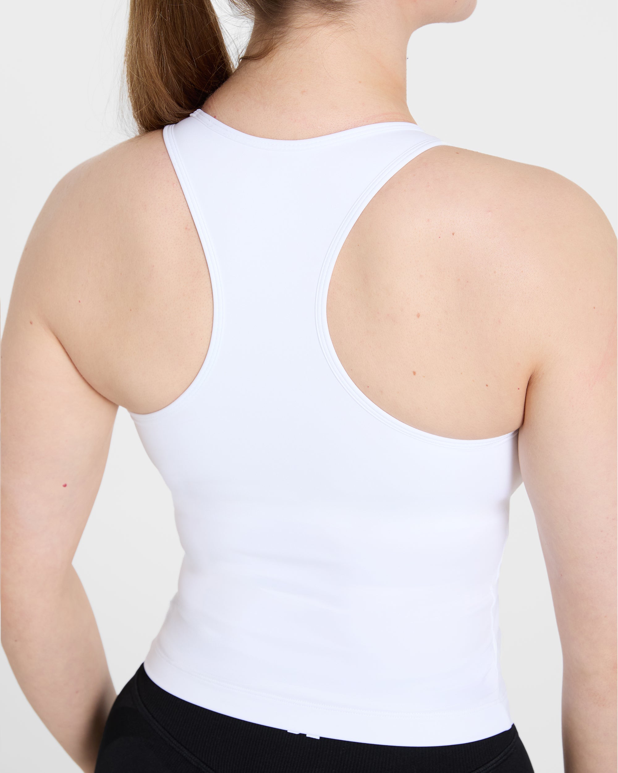 Essential Racerback Tank Top - White