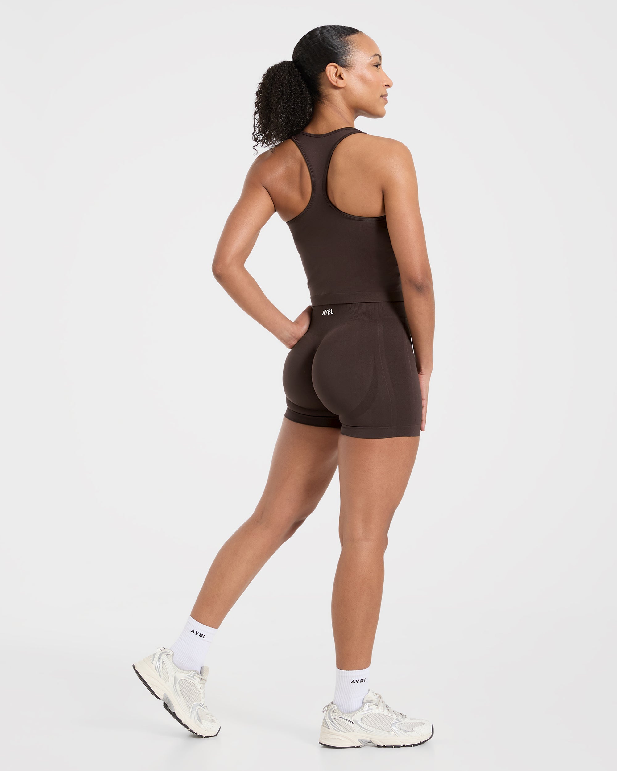 Empower Seamless Tank Top - Cocoa Brown