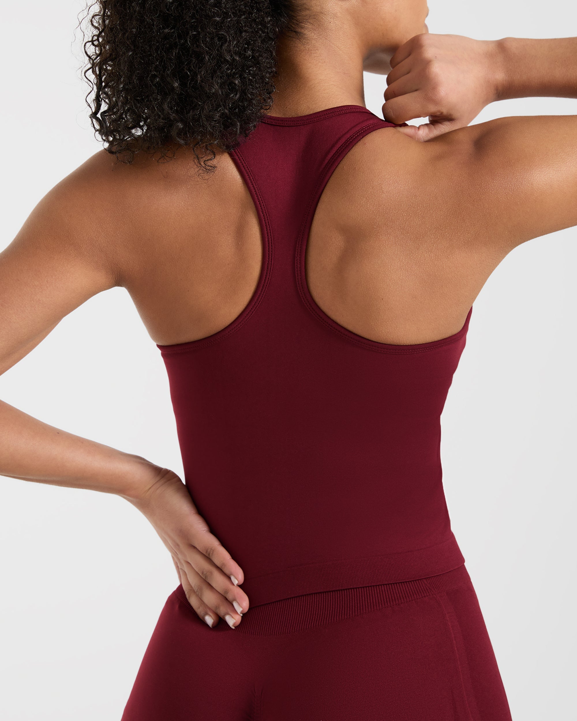 Empower Seamless Tank Top - Red Wine