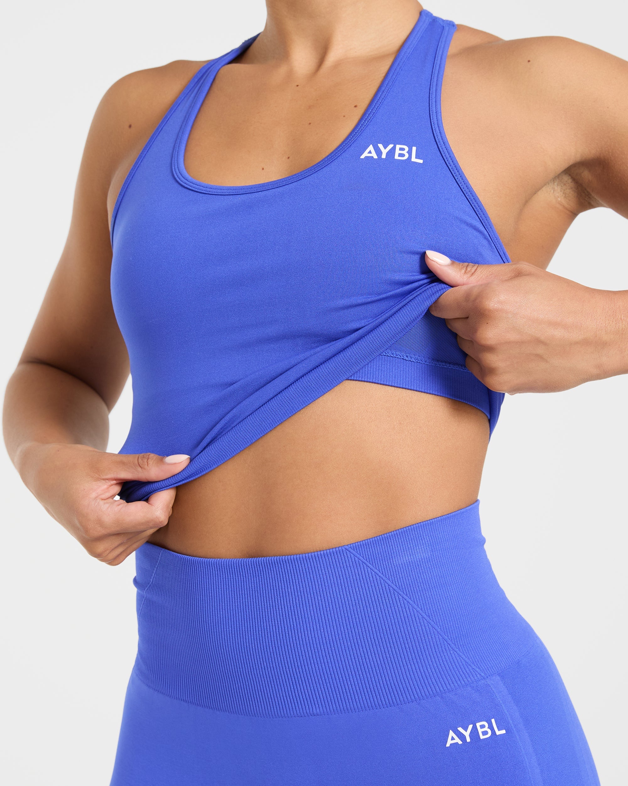 Empower Seamless Tank Top - Cobalt