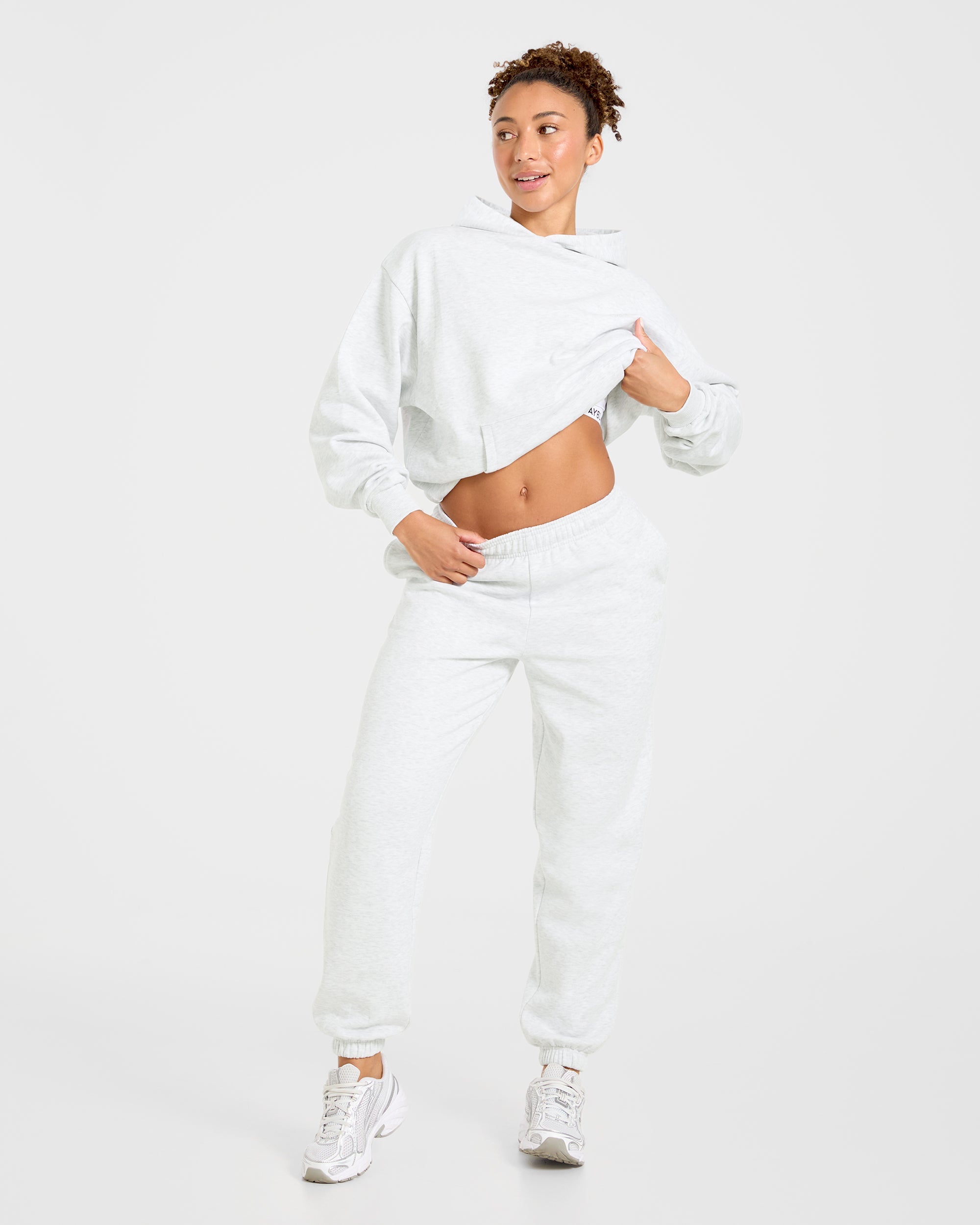 Lifestyle Oversized Joggers - Heather Grey