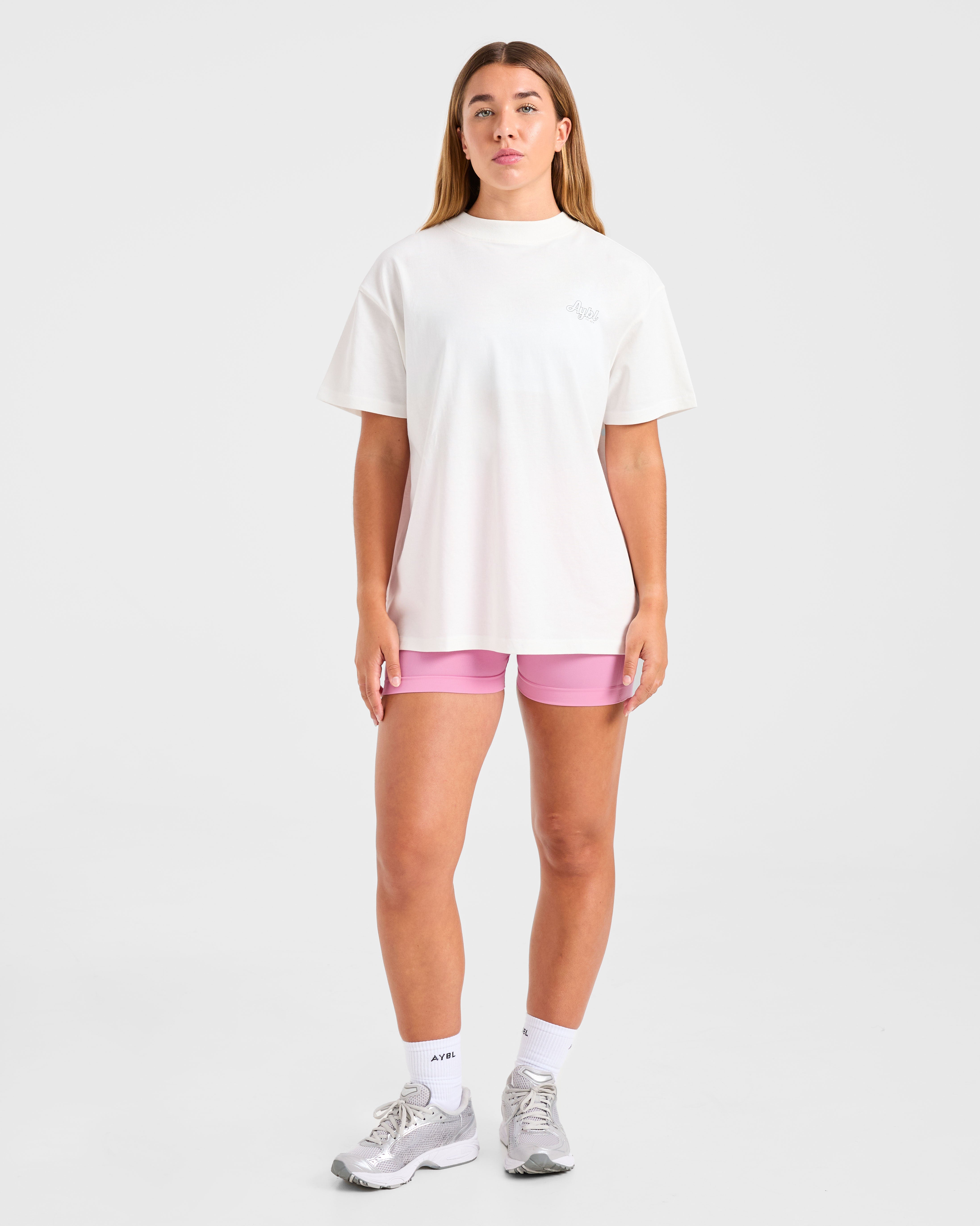 Sports Wellness Oversized T Shirt - Off White