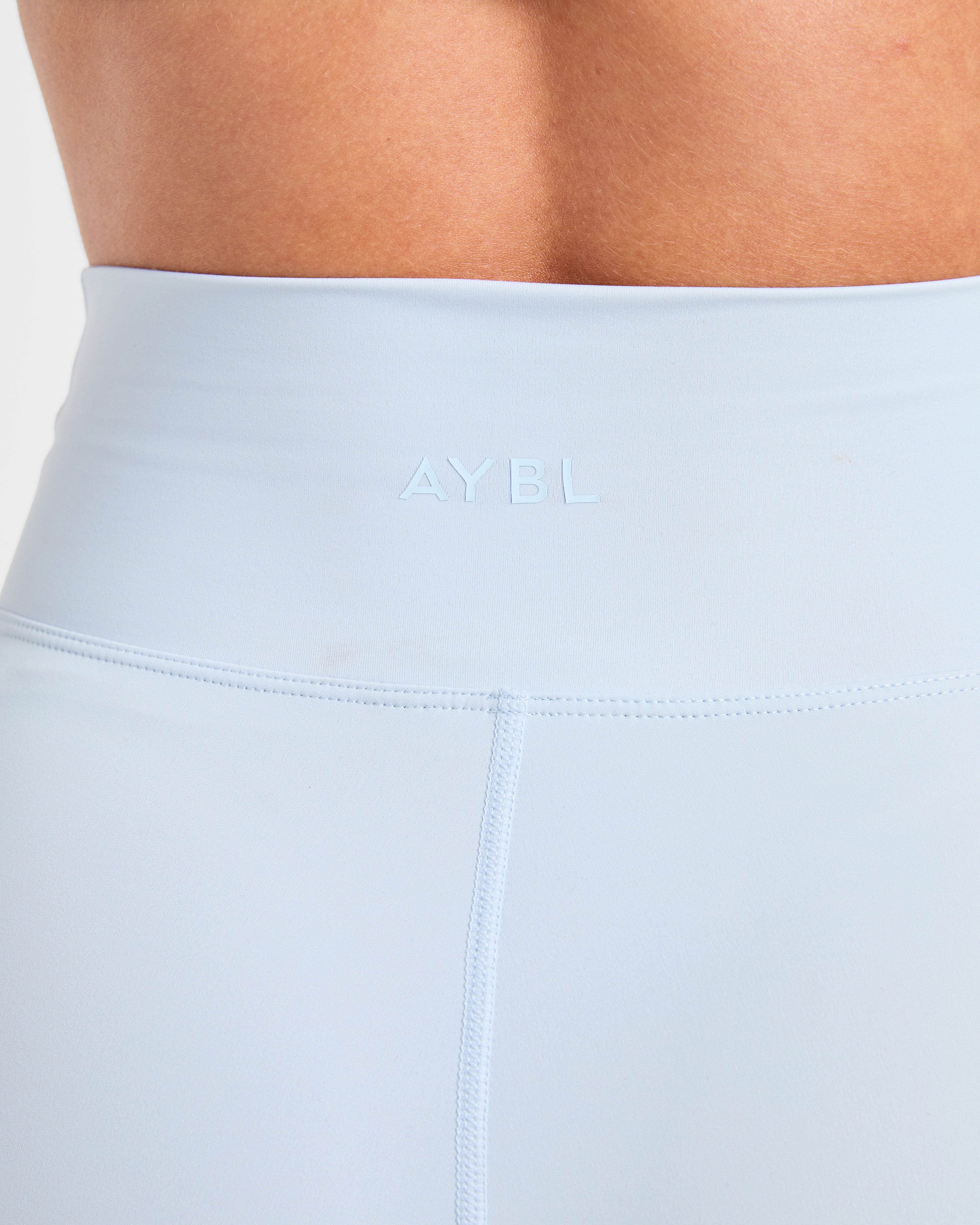 Sculpt Wrap Flared Leggings - Iced Blue