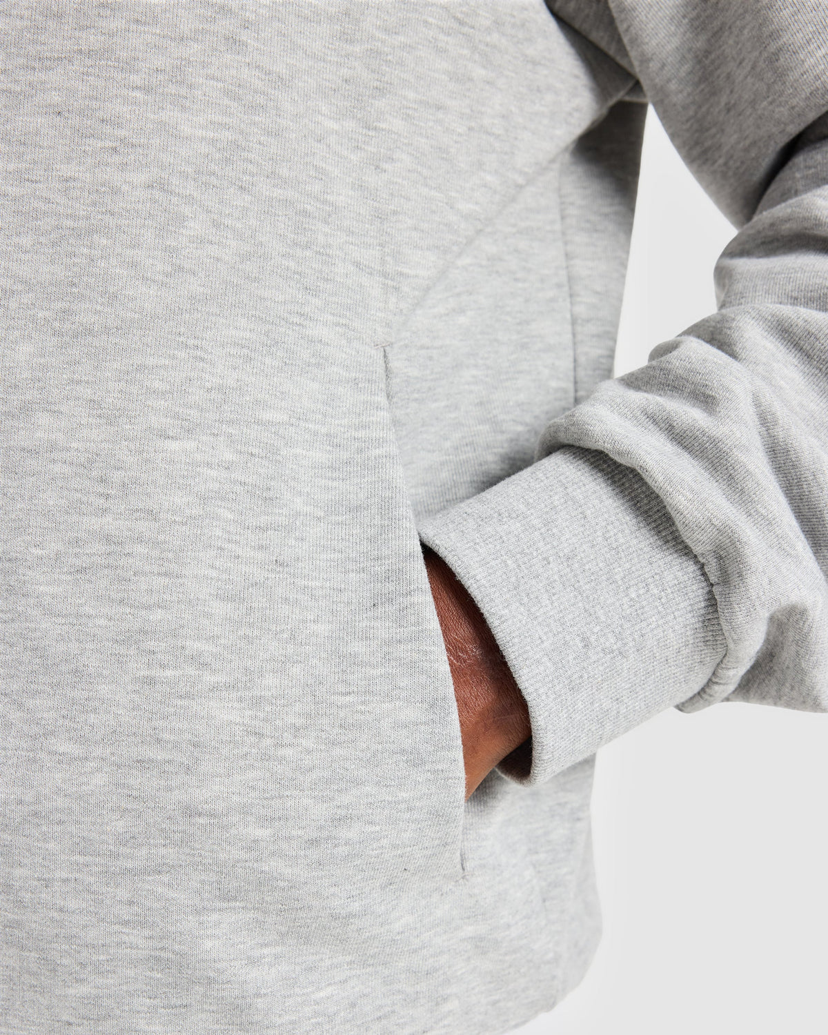 Craft Oversized Hoodie - Mid Marl Grey