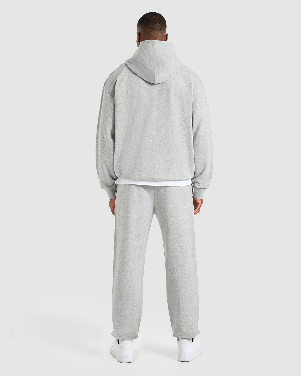 Craft Oversized Hoodie - Mid Marl Grey