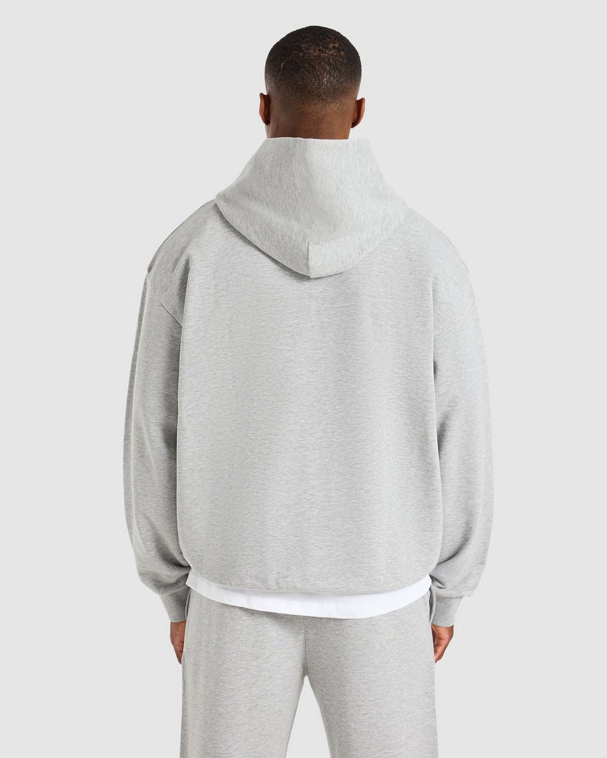 Craft Oversized Hoodie - Mid Marl Grey