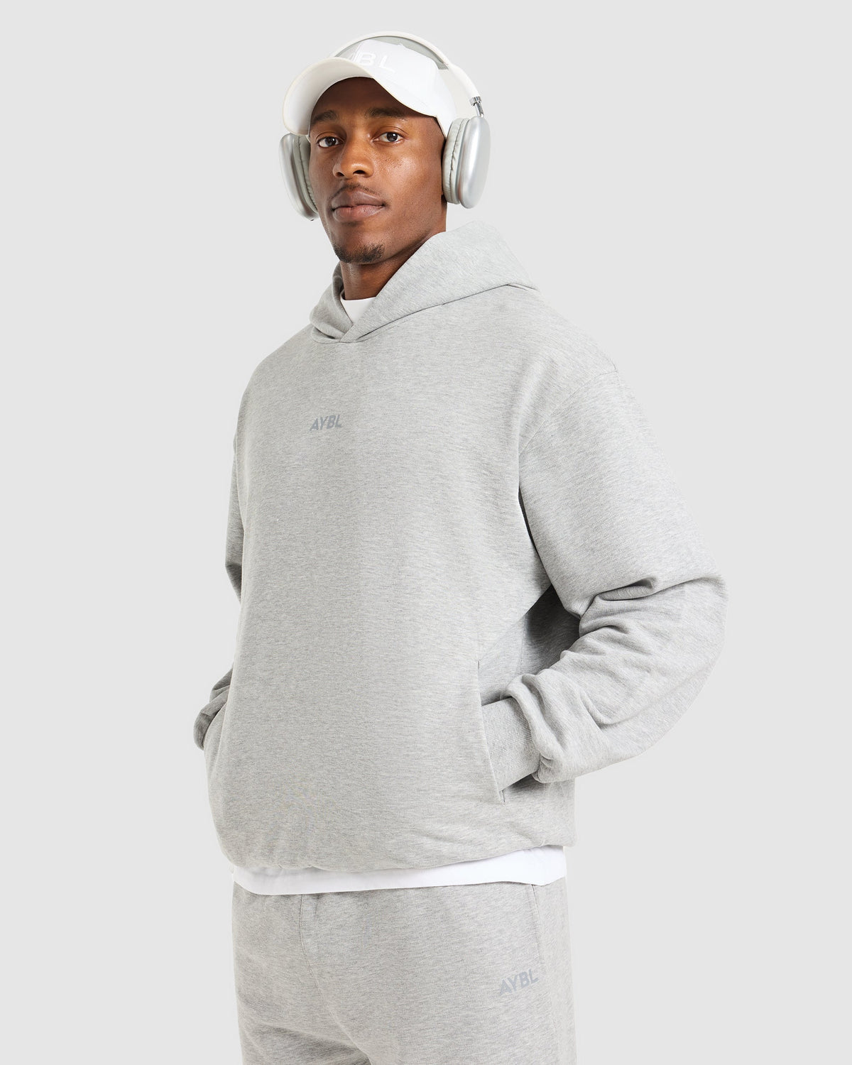 Craft Oversized Hoodie - Mid Marl Grey