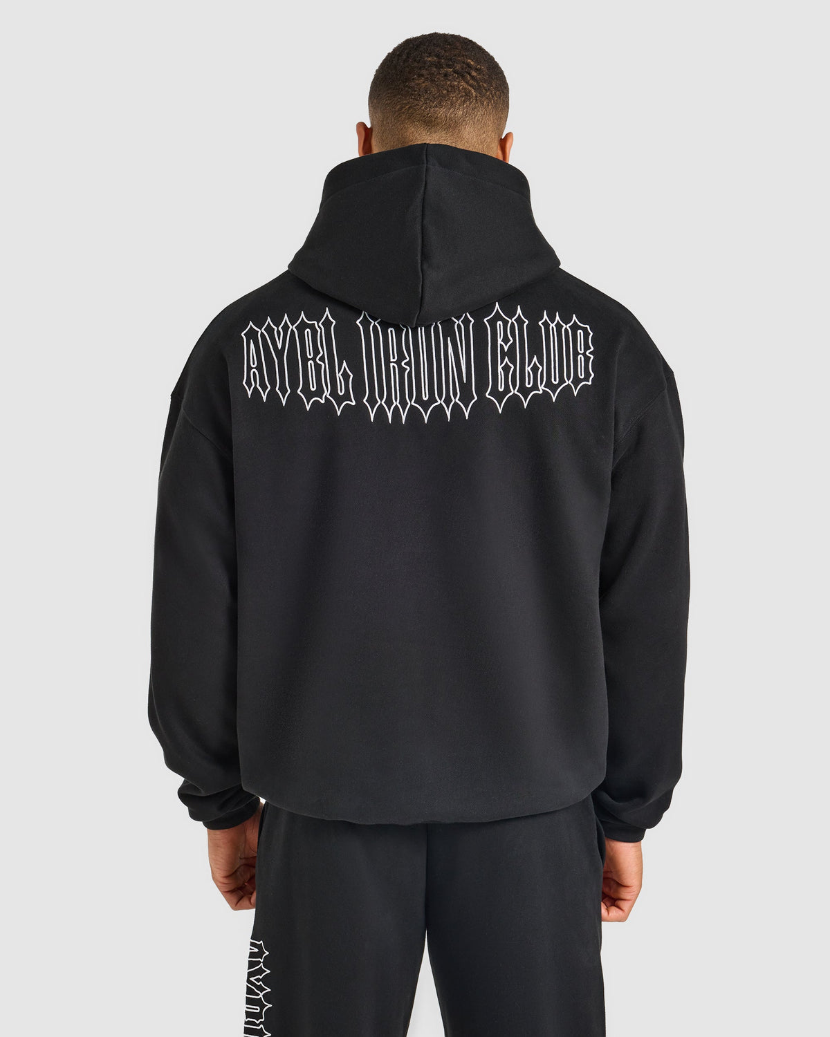 AYBL Iron Club Oversized Hoodie - Black
