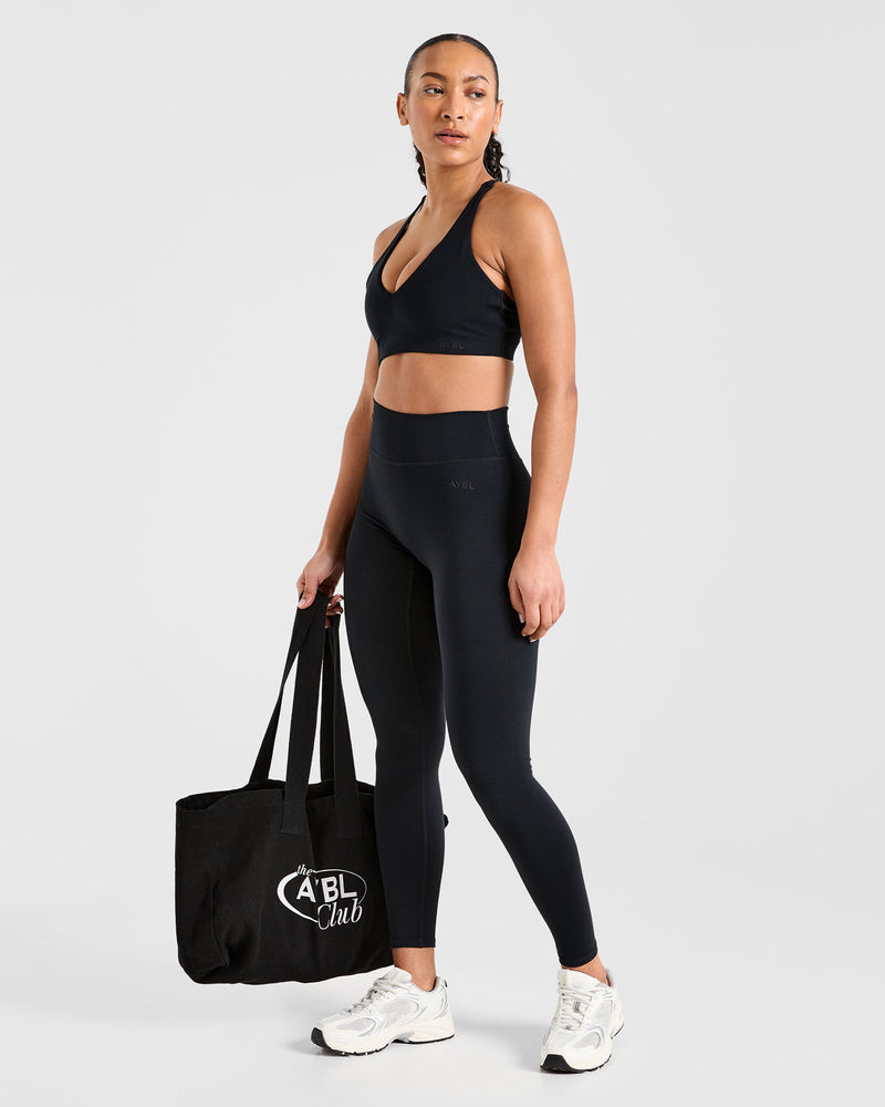 Zara Staple Black Liquid Legging main image 1