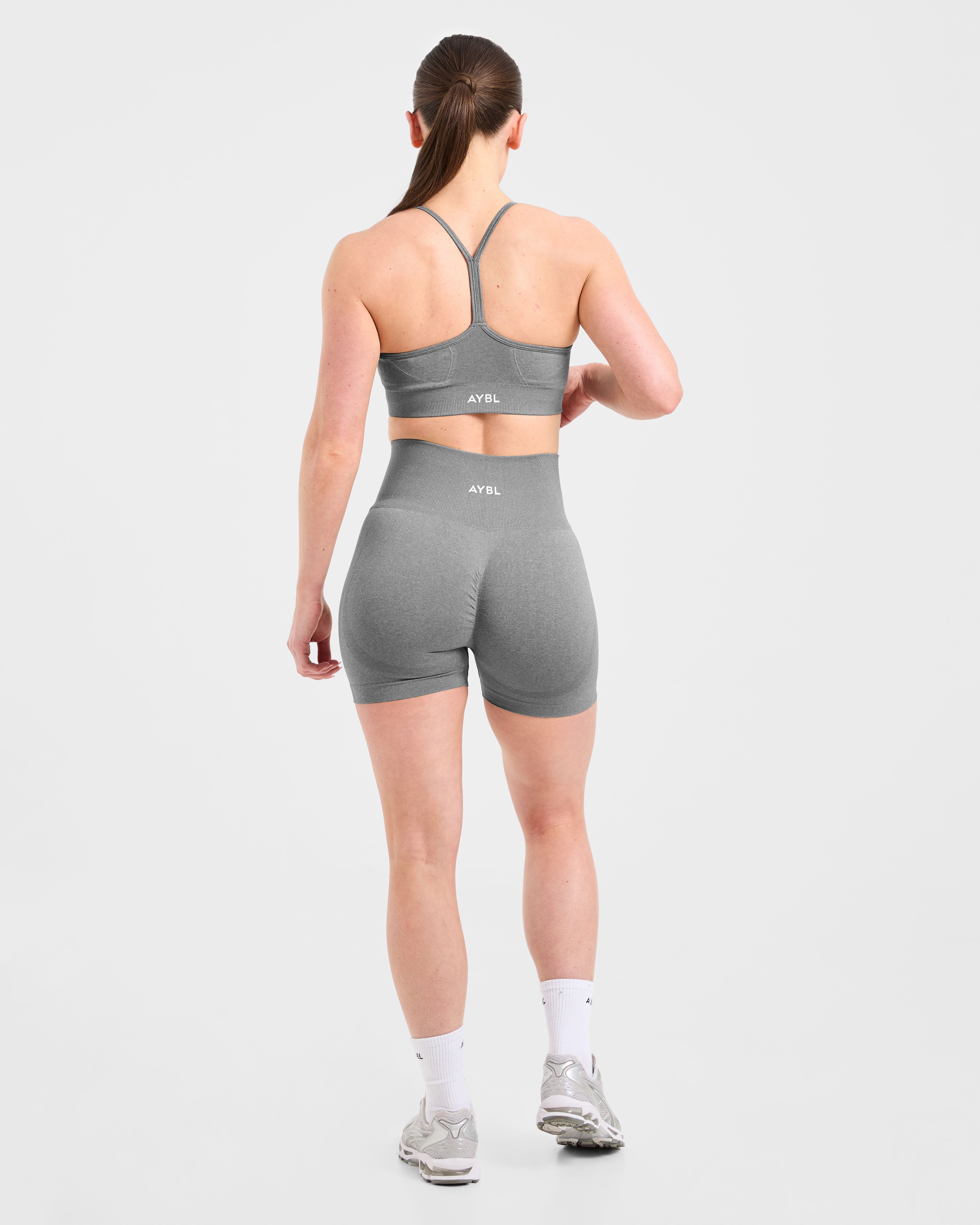 Empower Seamless Sports Bra - Grey Marl