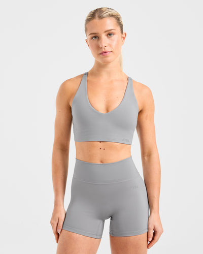 Staple Sports Bra - Grey
