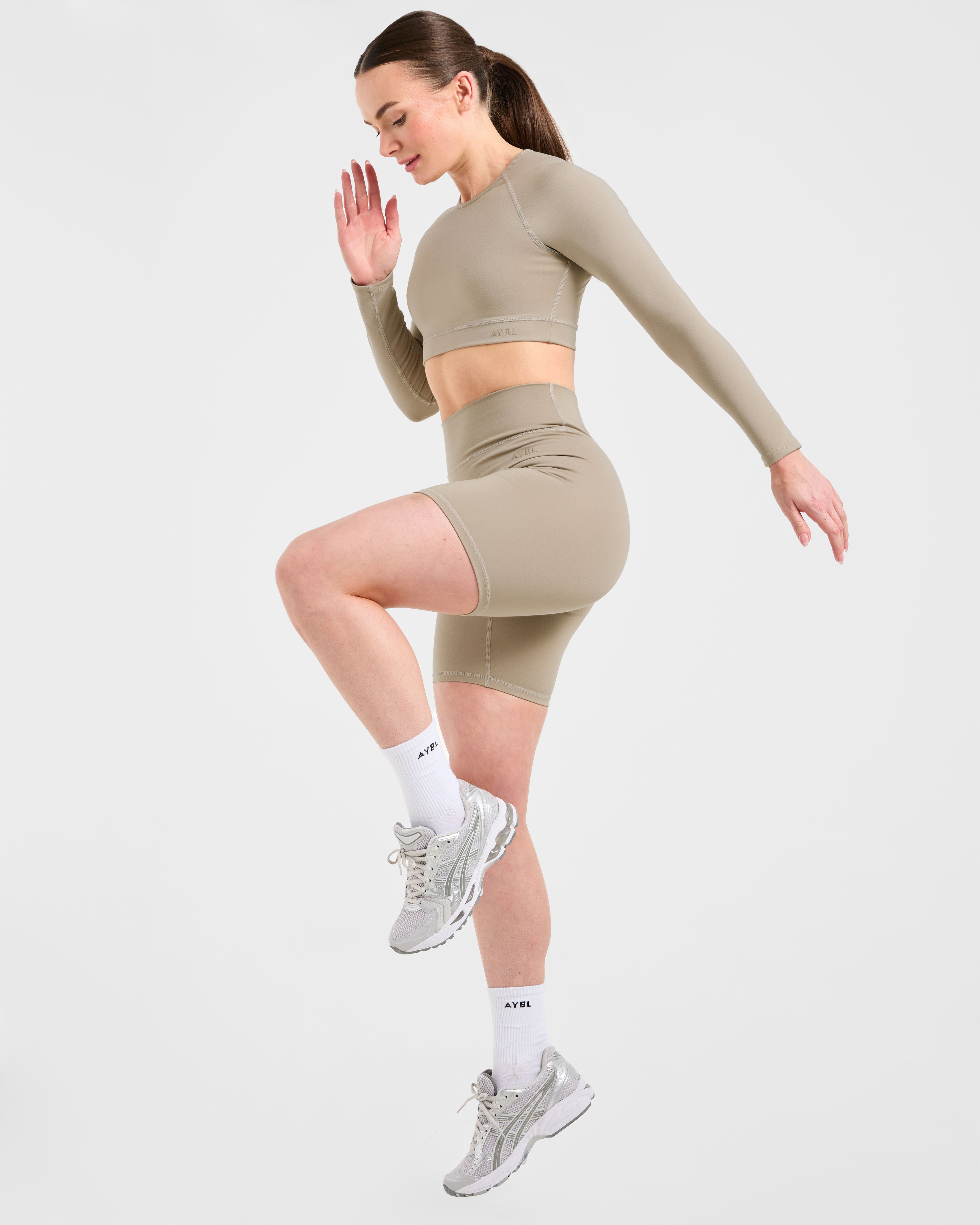 Staple Cycling Shorts - Muted Taupe