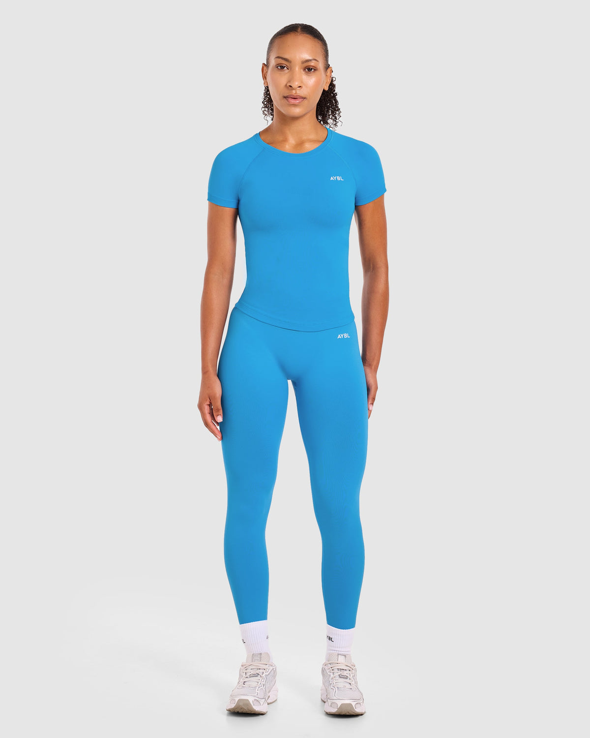 Enhance Seamless Short Sleeve Top - Summer Cobalt