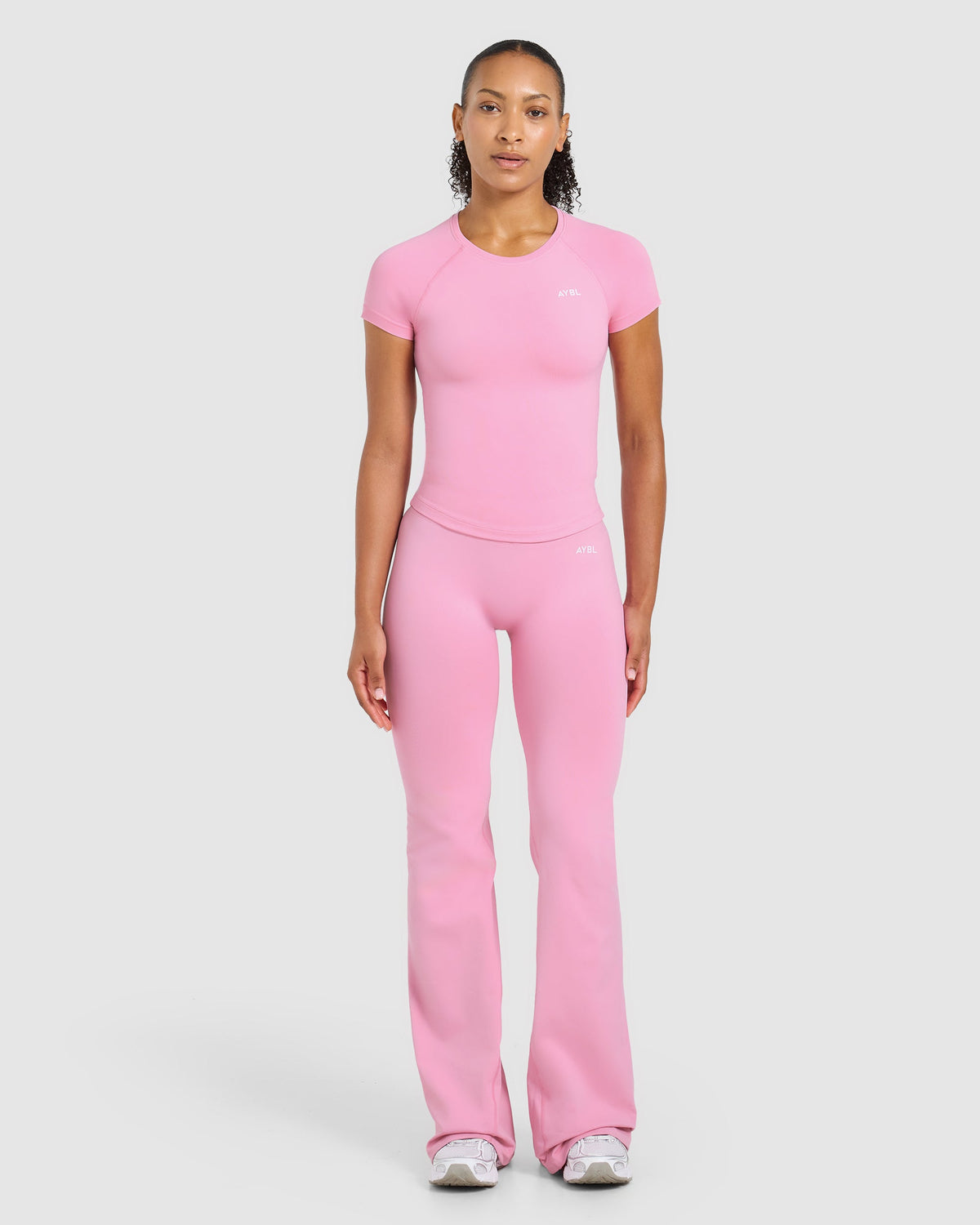 Enhance Seamless Short Sleeve Top - Sugar Pink