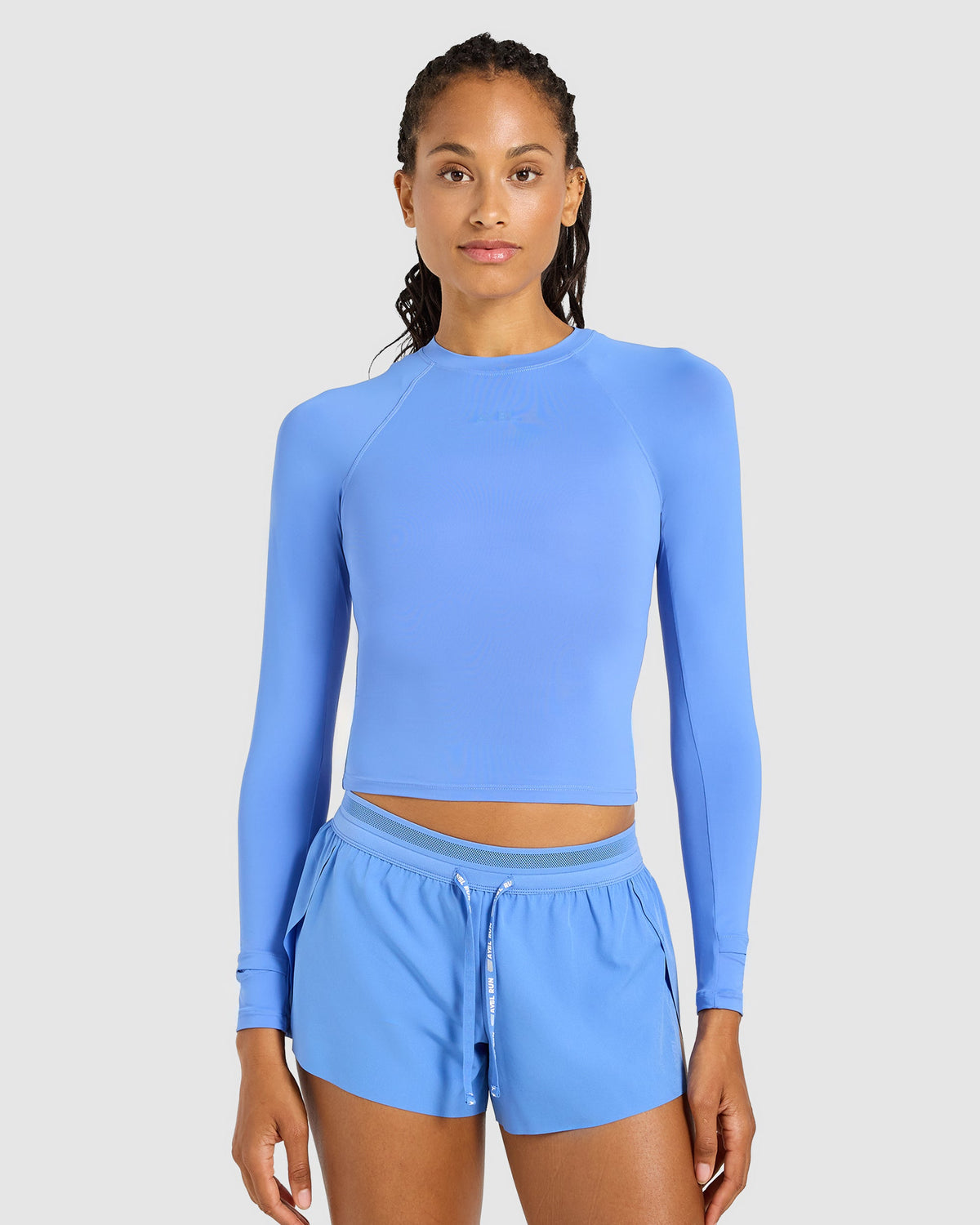Run Long Sleeve Base Layer - Cornflower Blue