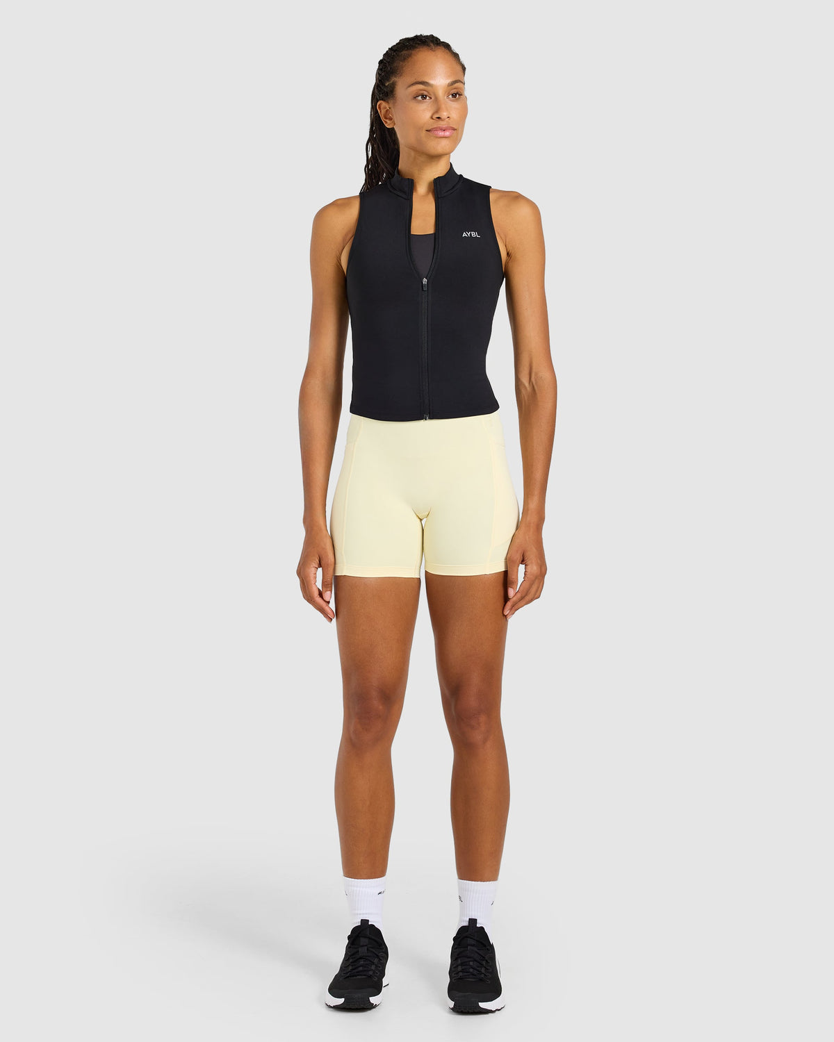Run Pocket Shorts - Butter Yellow