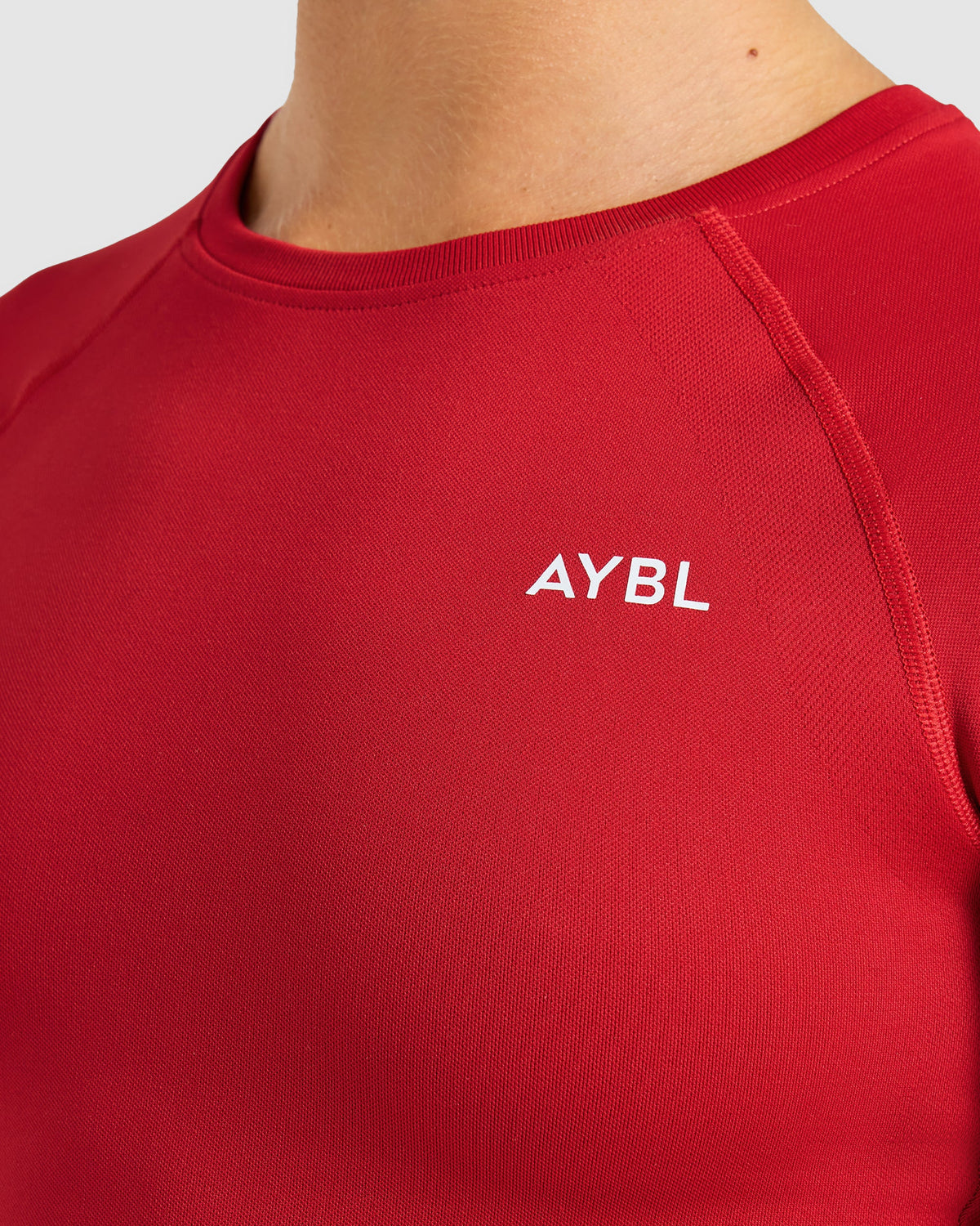 Enhance Seamless Short Sleeve Top - Red