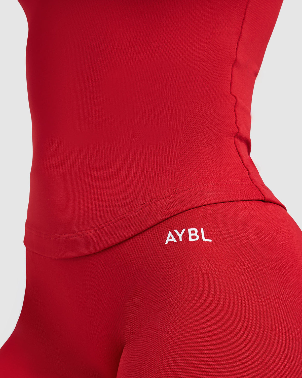 Enhance Seamless Short Sleeve Top - Red