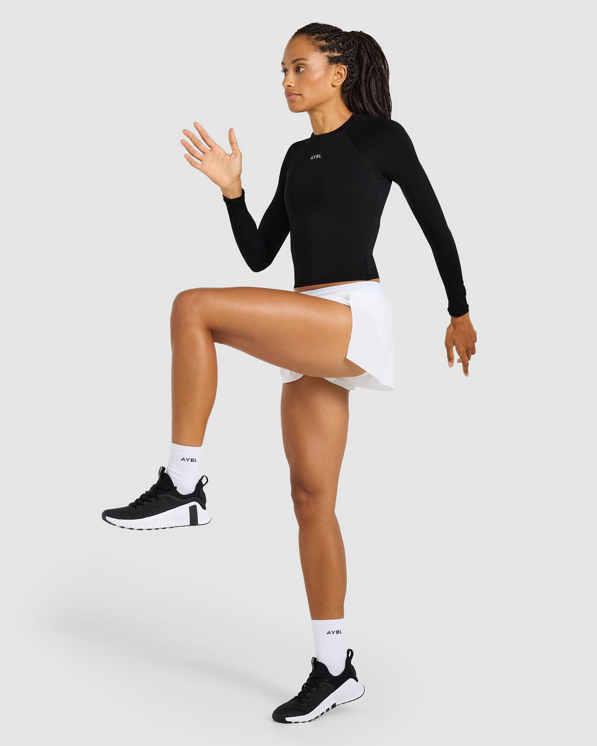Run Low Rise 3" Shorts - White