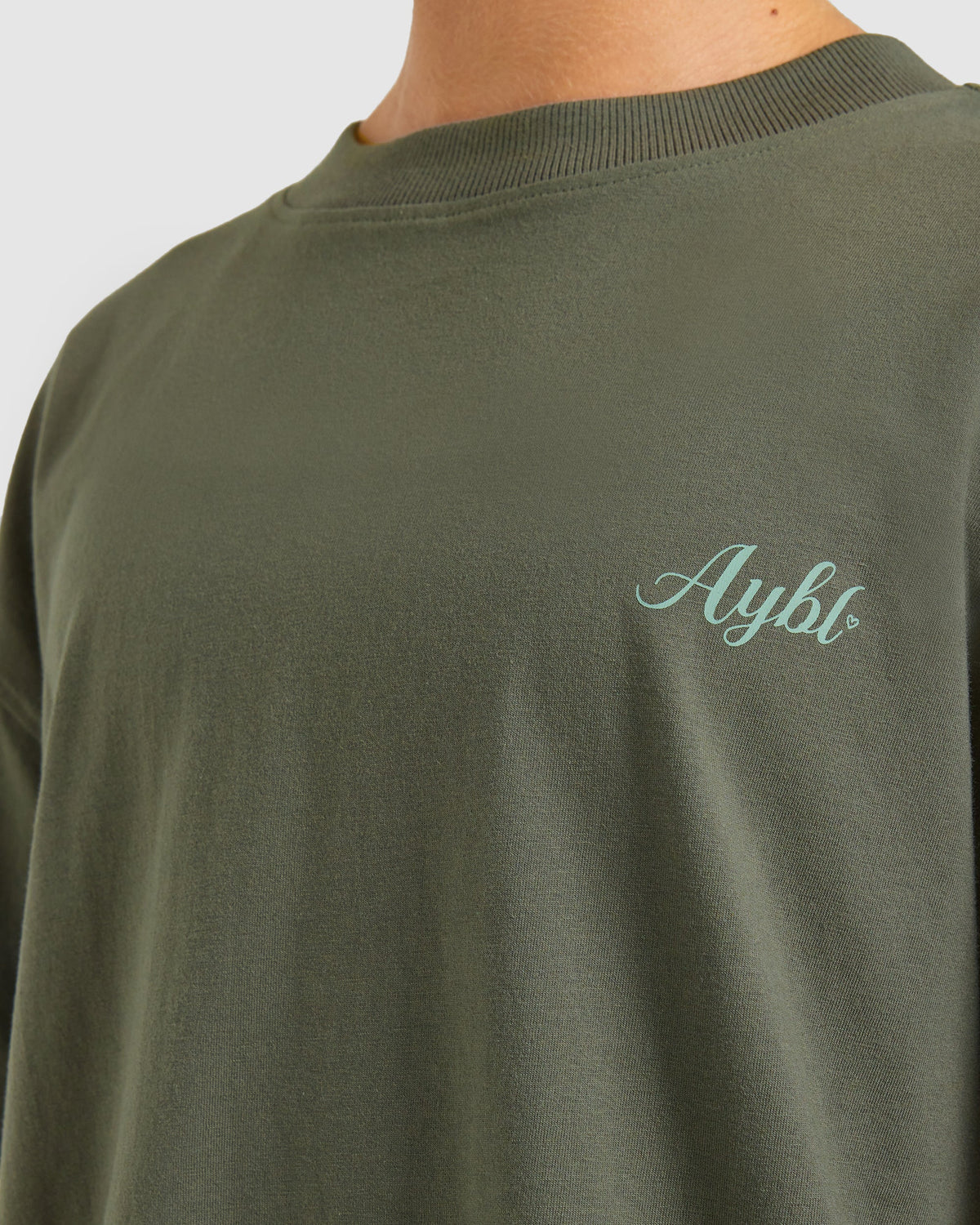AYBL Gym Oversized T Shirt - Muted Khaki