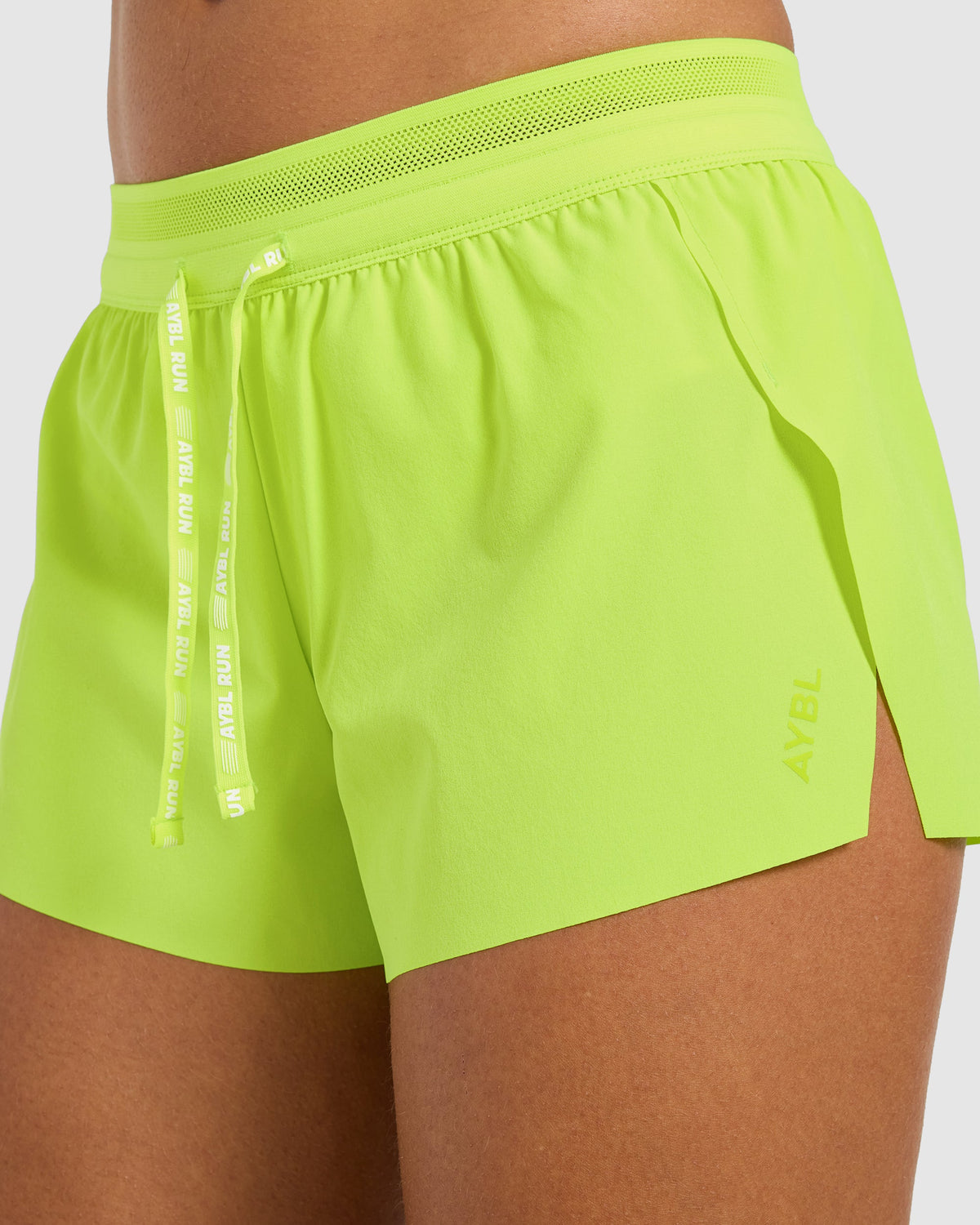 Run Low Rise 3" Shorts - Neon Yellow
