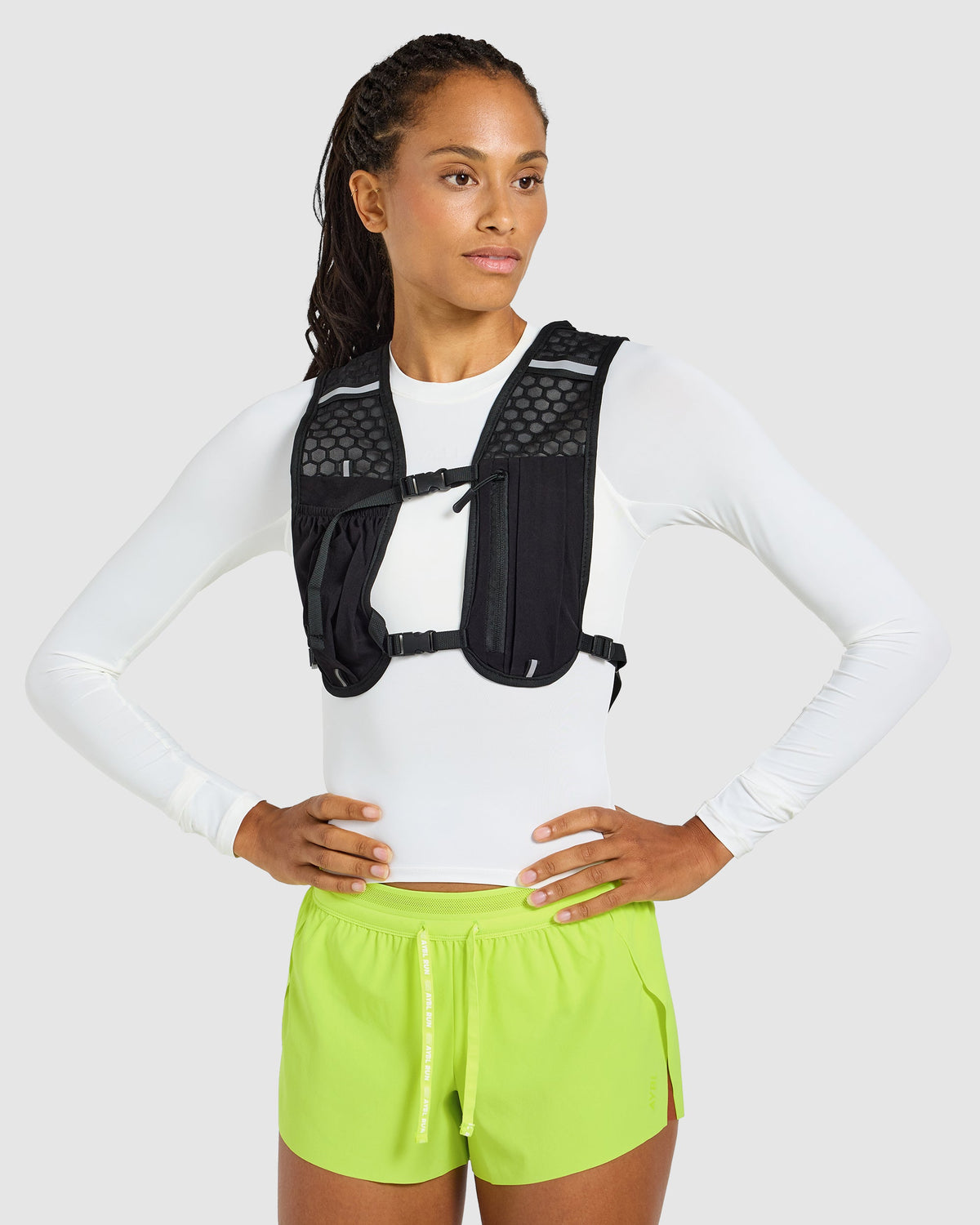 Run Low Rise 3" Shorts - Neon Yellow
