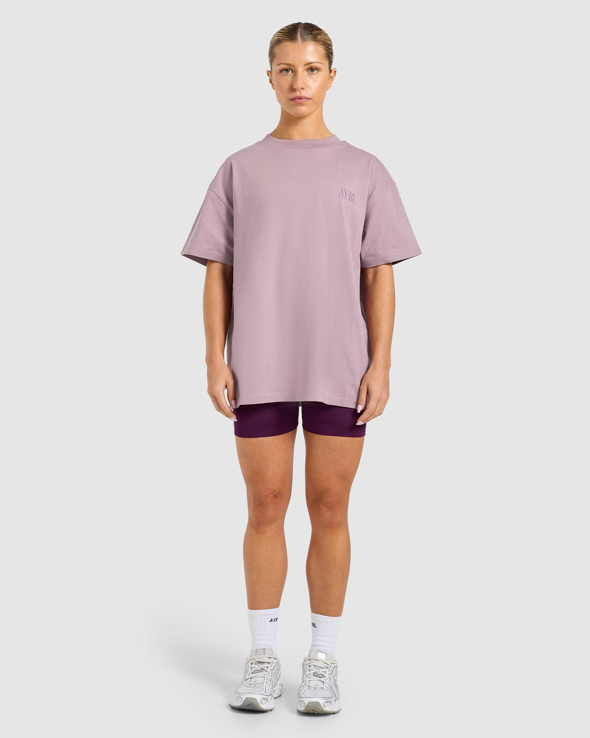 Goddess Of Gains Oversized T Shirt - Dusty Mauve