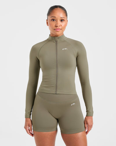 Adapt Seamless Jacket - Muted Olive