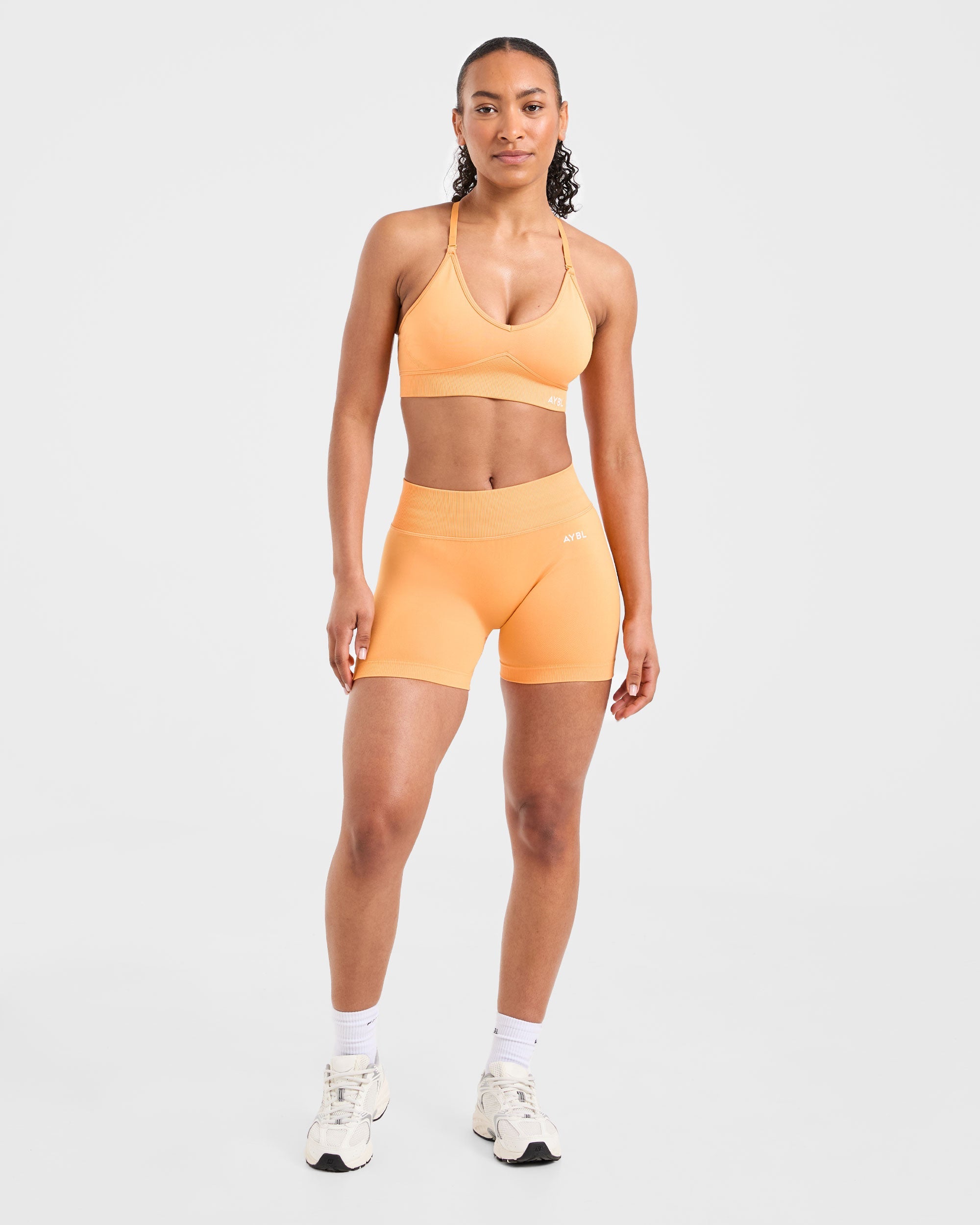 Adapt Seamless Shorts - Bright Orange
