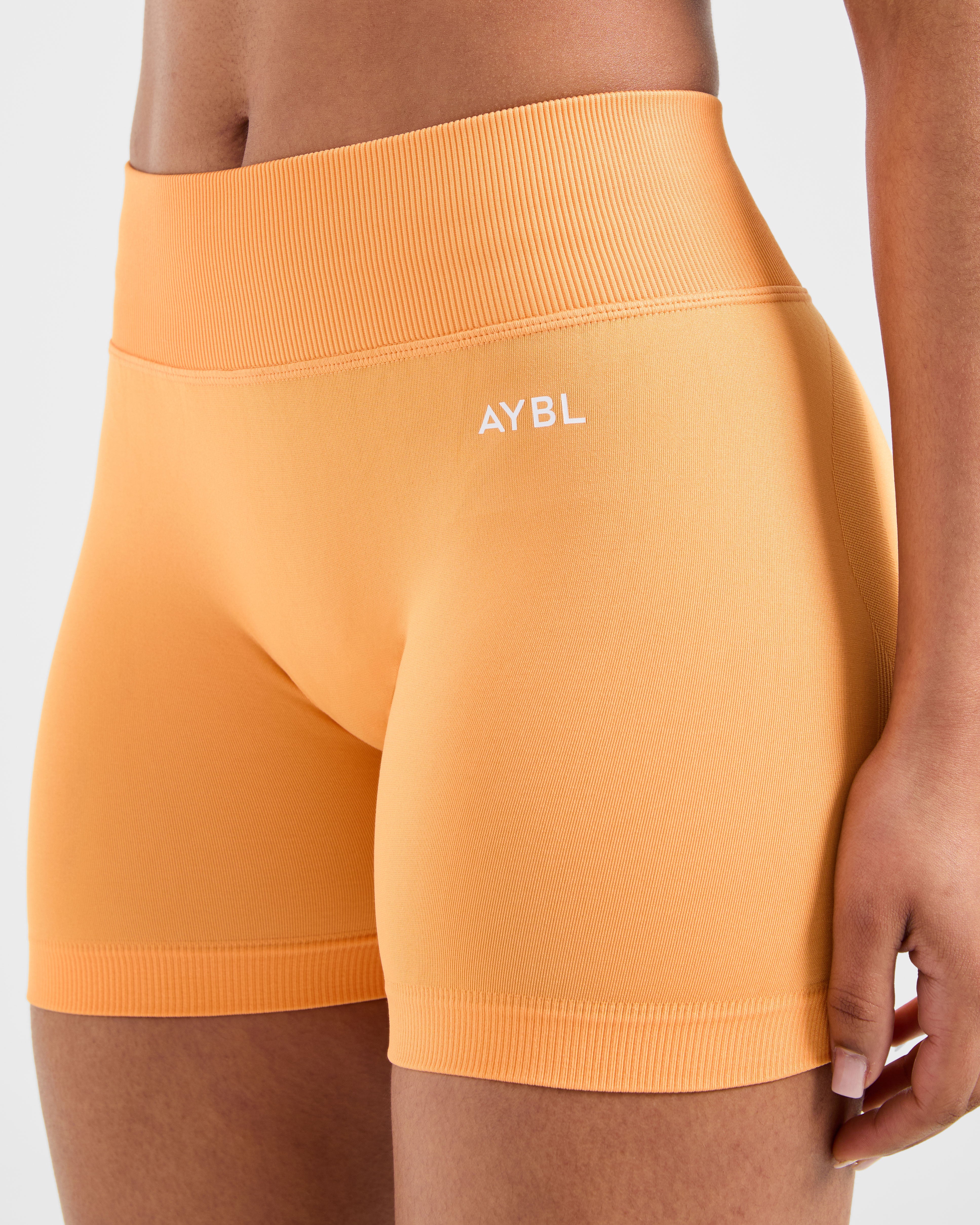 Adapt Seamless Shorts - Bright Orange