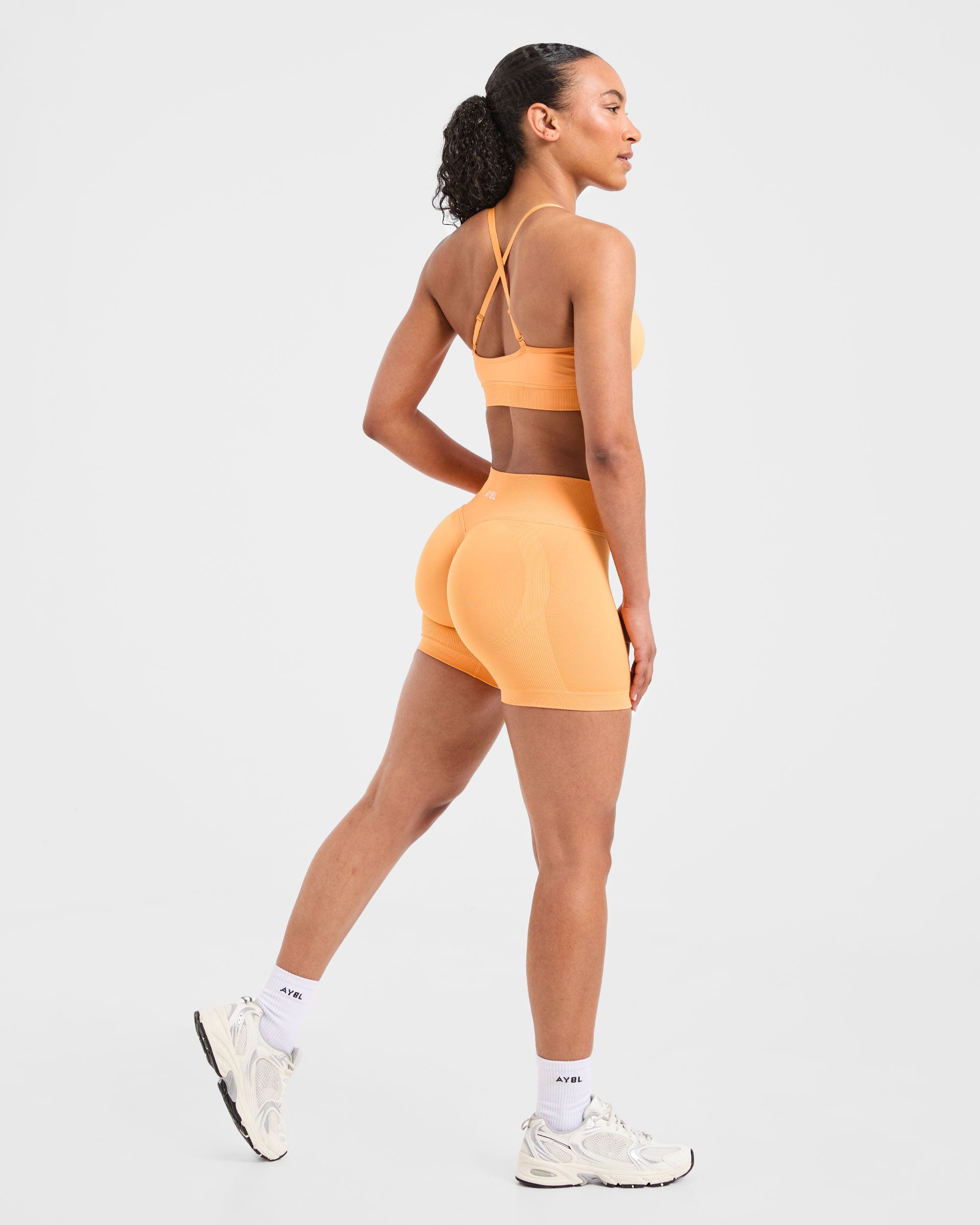 Adapt Seamless Shorts - Bright Orange