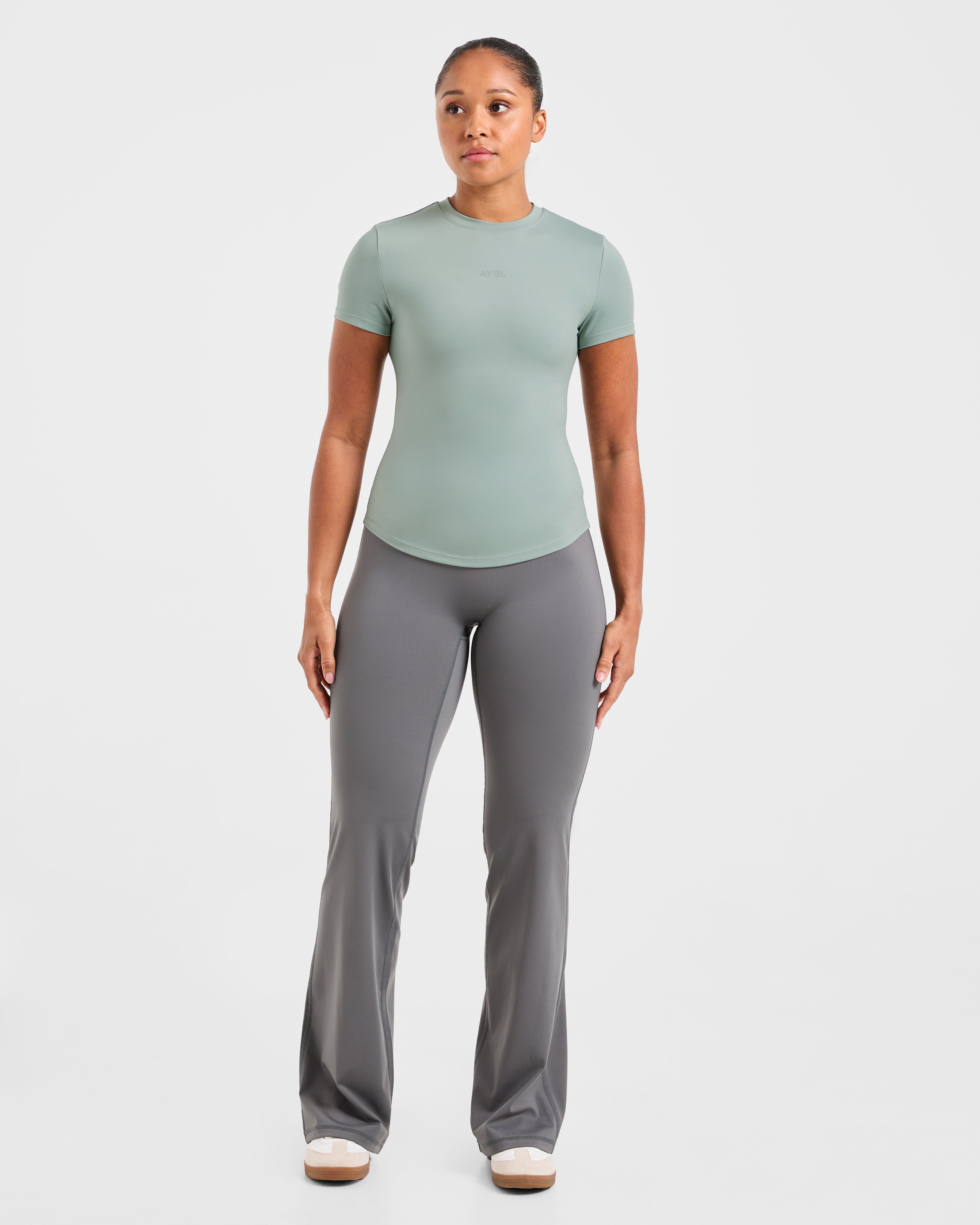 Sculpt T Shirt - Muted Sage