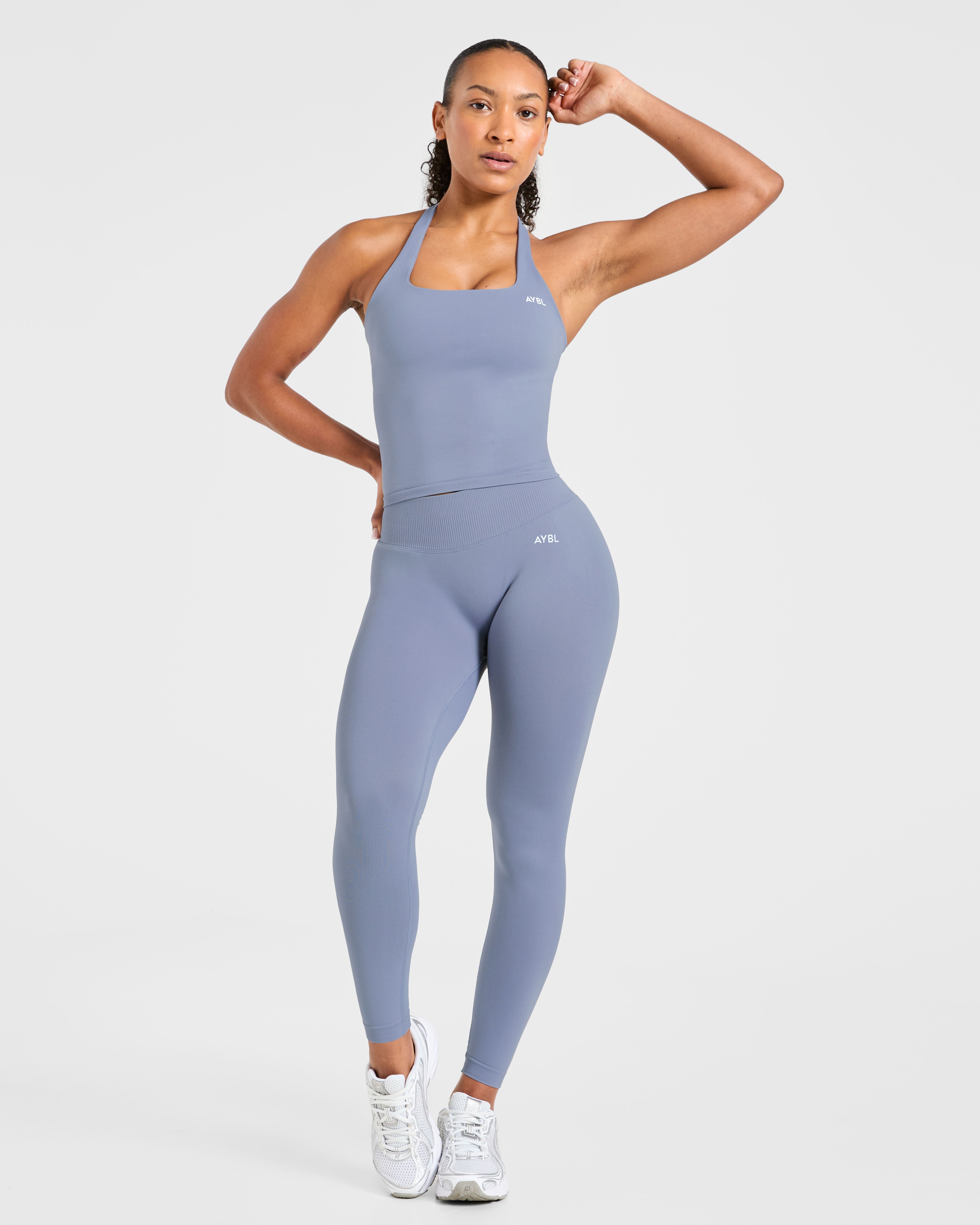 Enhance Seamless Leggings - Slate Blue