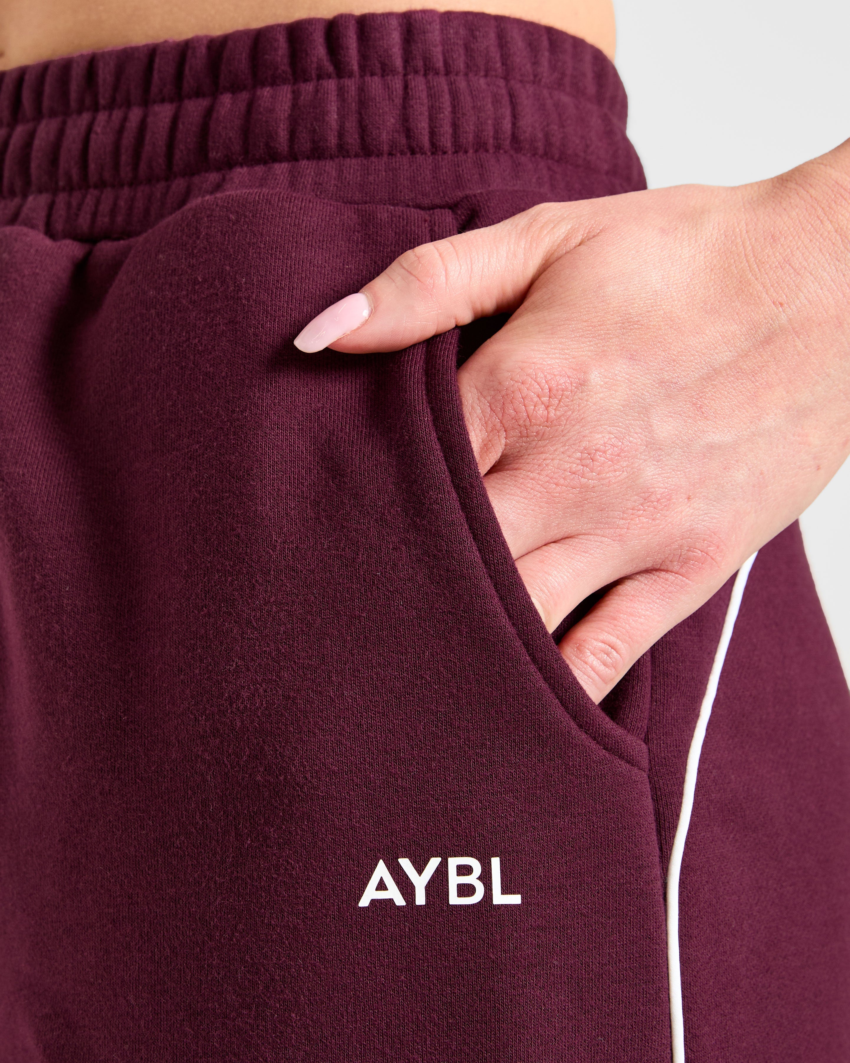 Form Straight Leg Joggers - Deep Mulberry