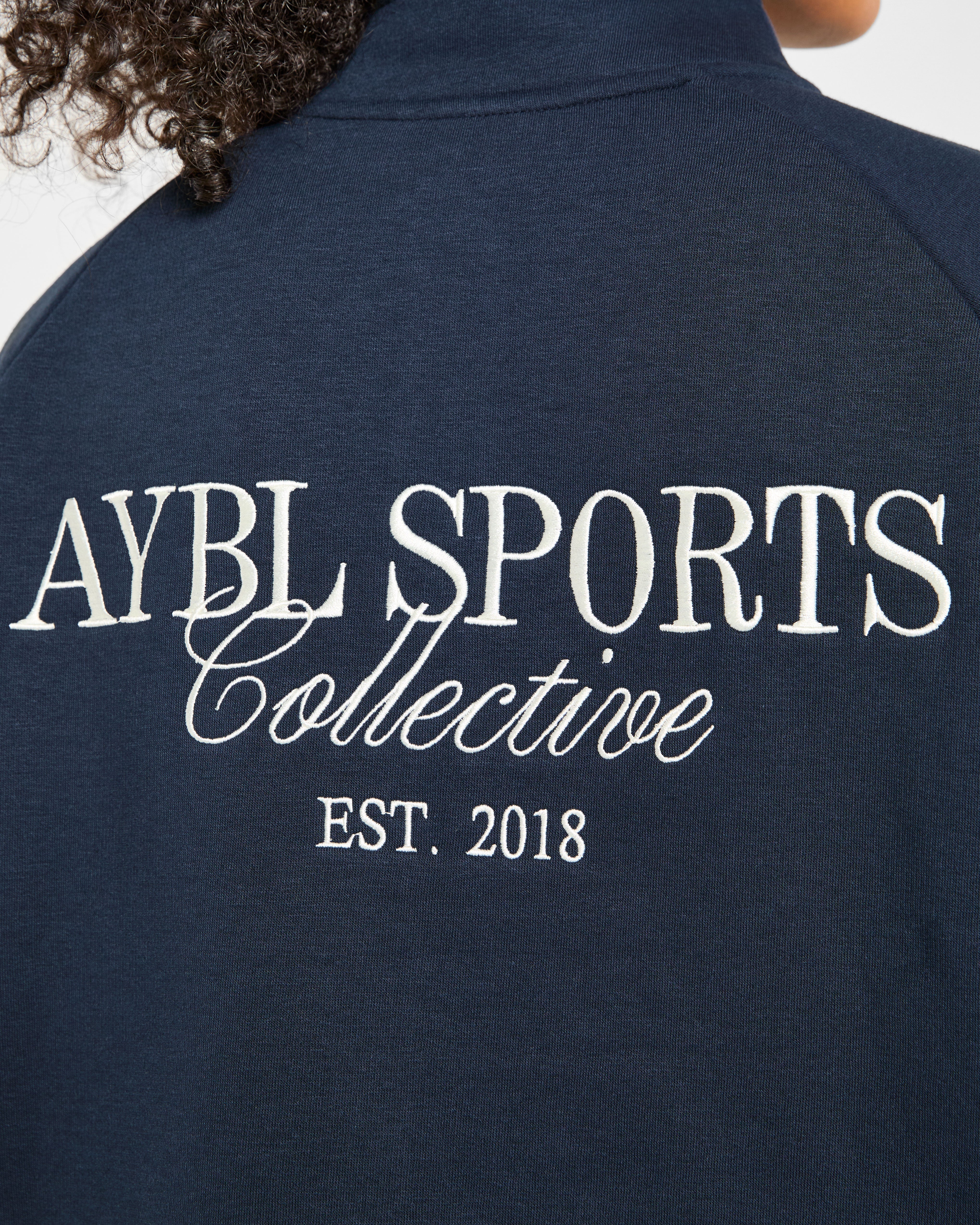 Sports Collective Oversized 1/4 Zip Pullover - True Navy