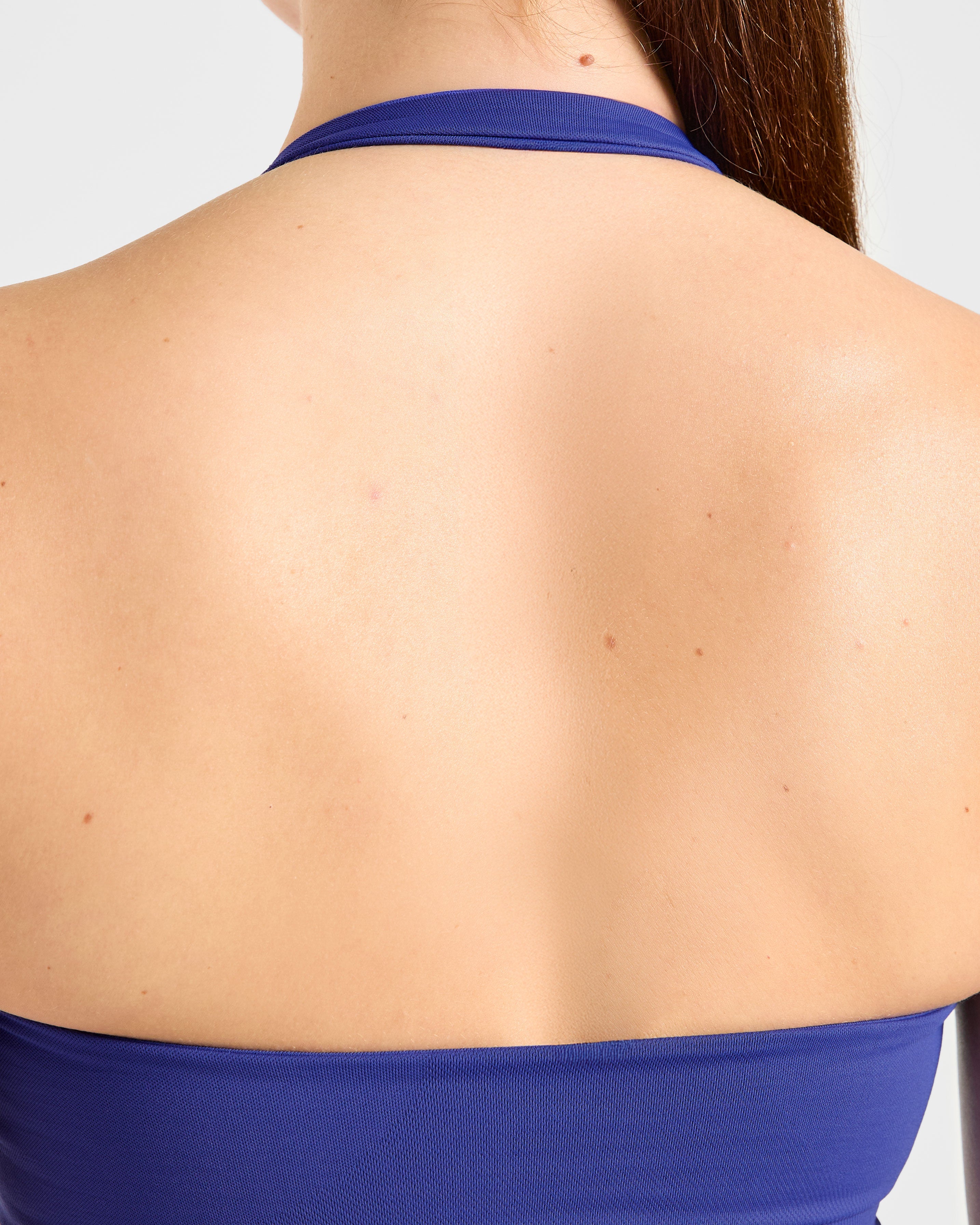 Enhance Seamless Halterneck Top - Cobalt Blue
