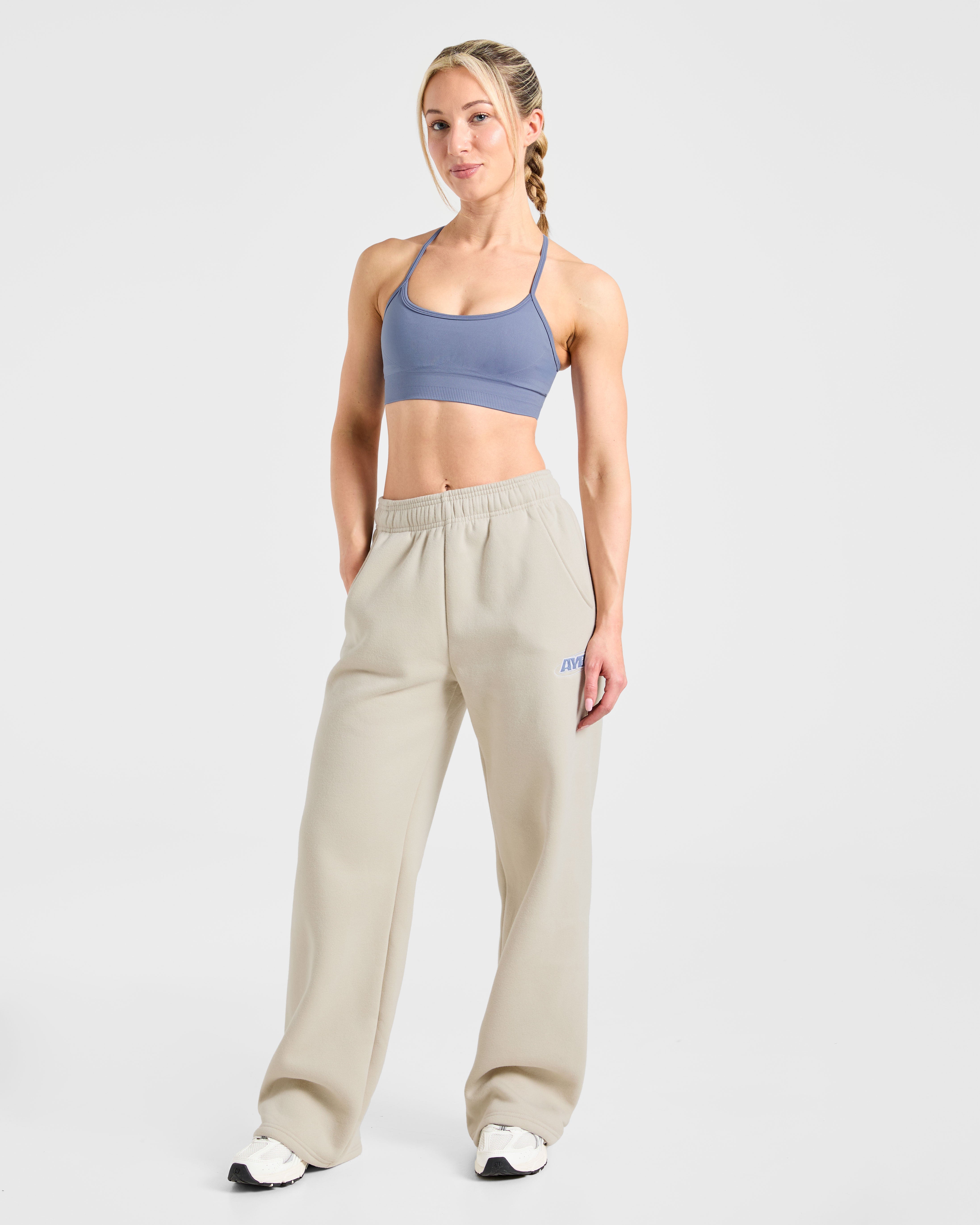 Sports Essentials Oversized Straight Leg Joggers - Sand