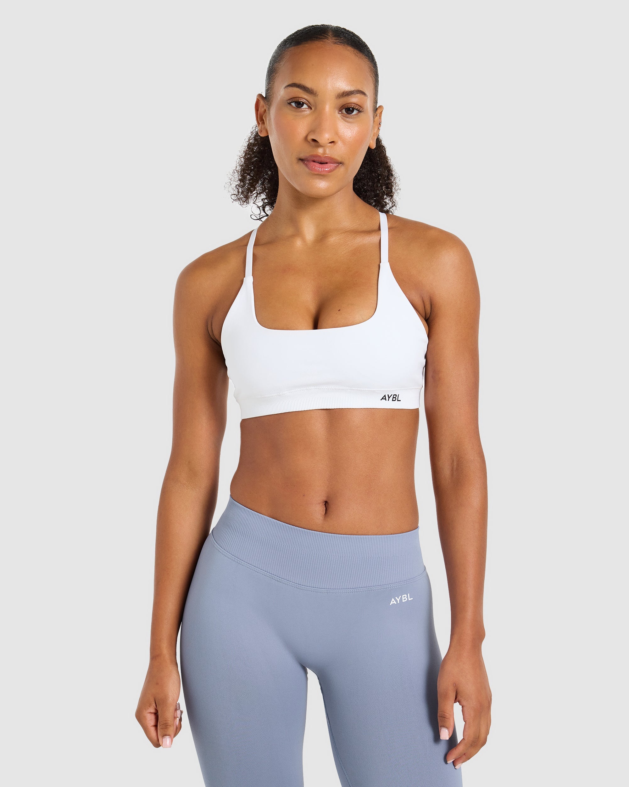 Enhance Seamless Sports Bra - White