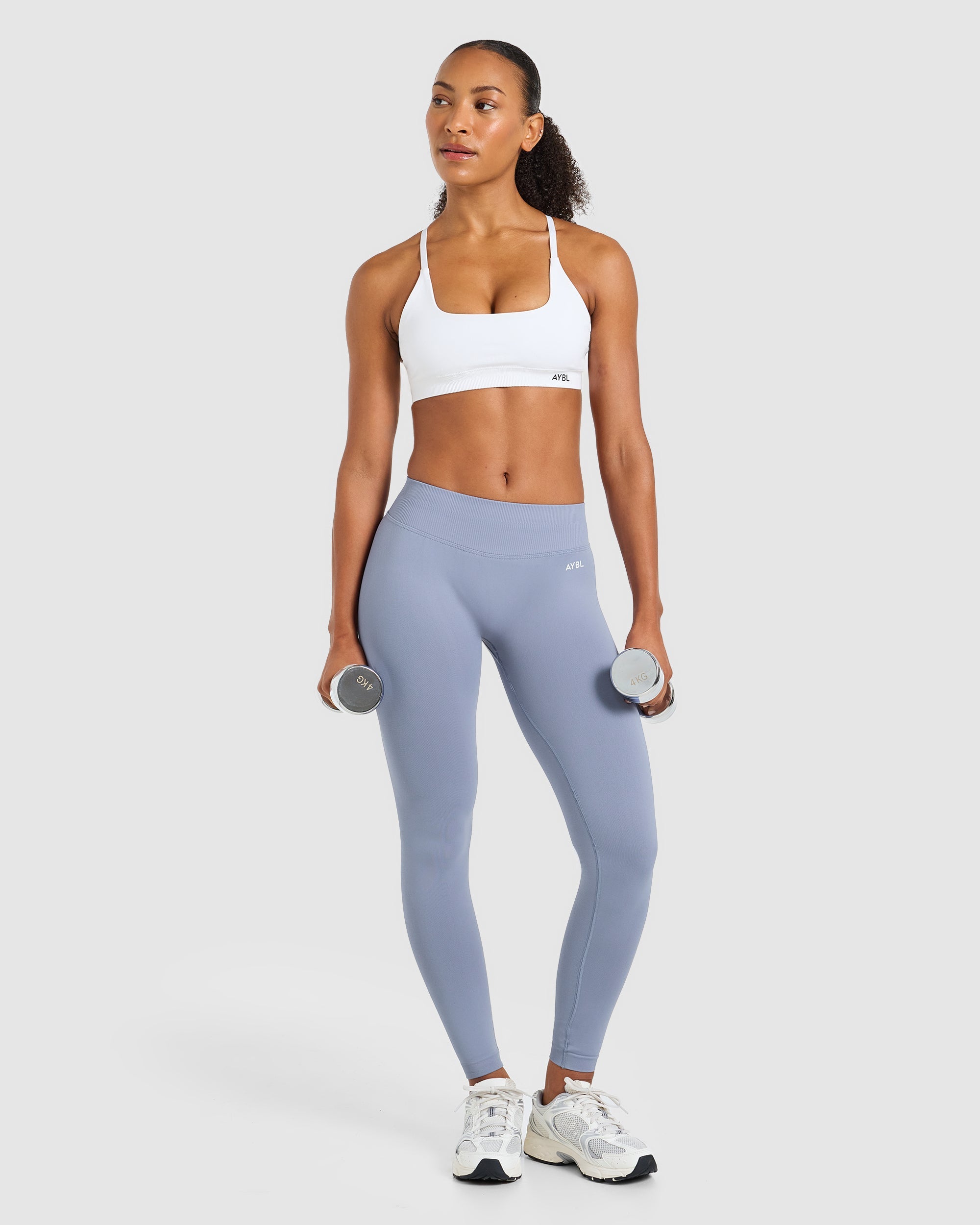 Enhance Seamless Sports Bra - White
