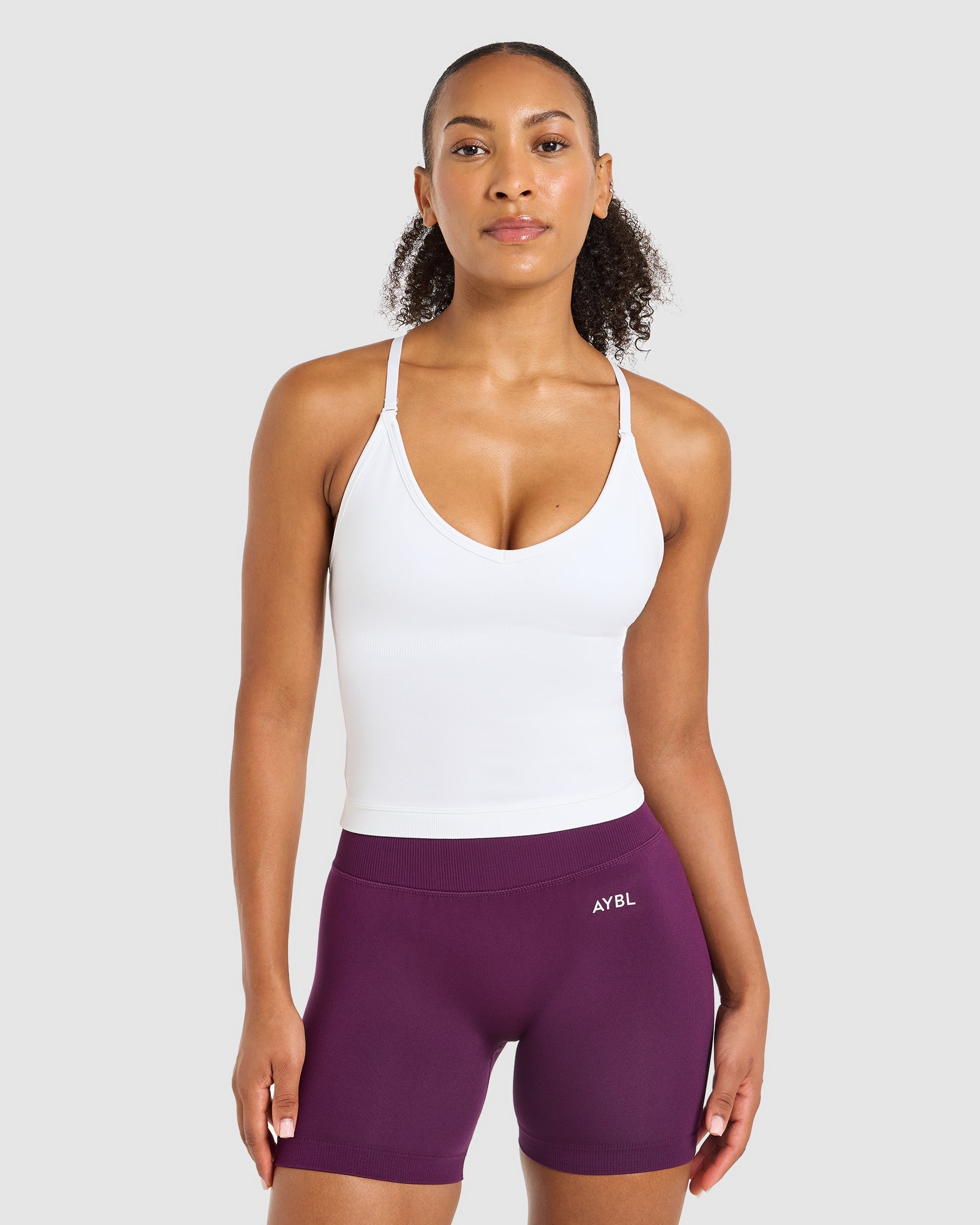 Adapt Seamless Tank Top - White