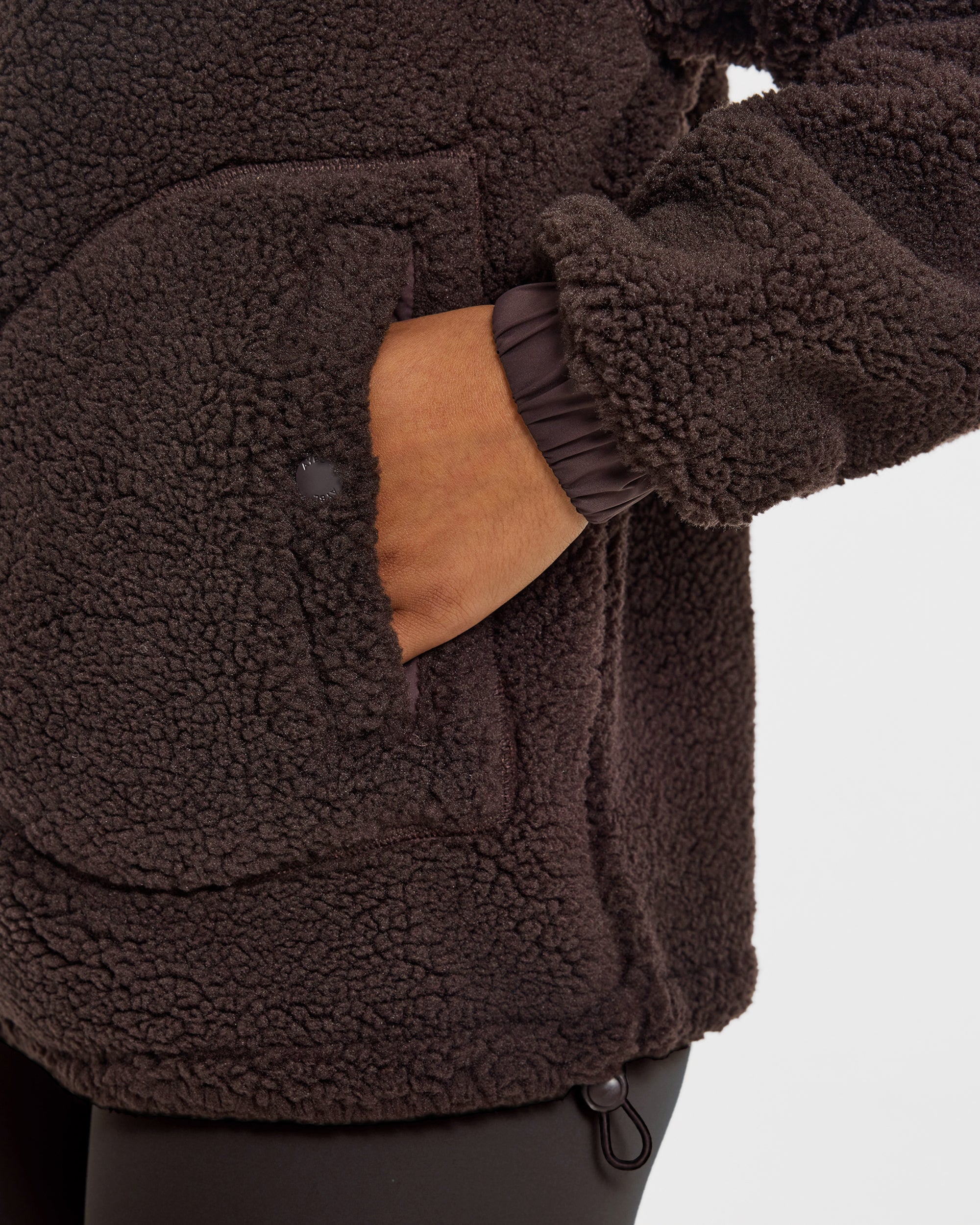 Signature 1/4 Zip Fleece Pullover - Cocoa Brown